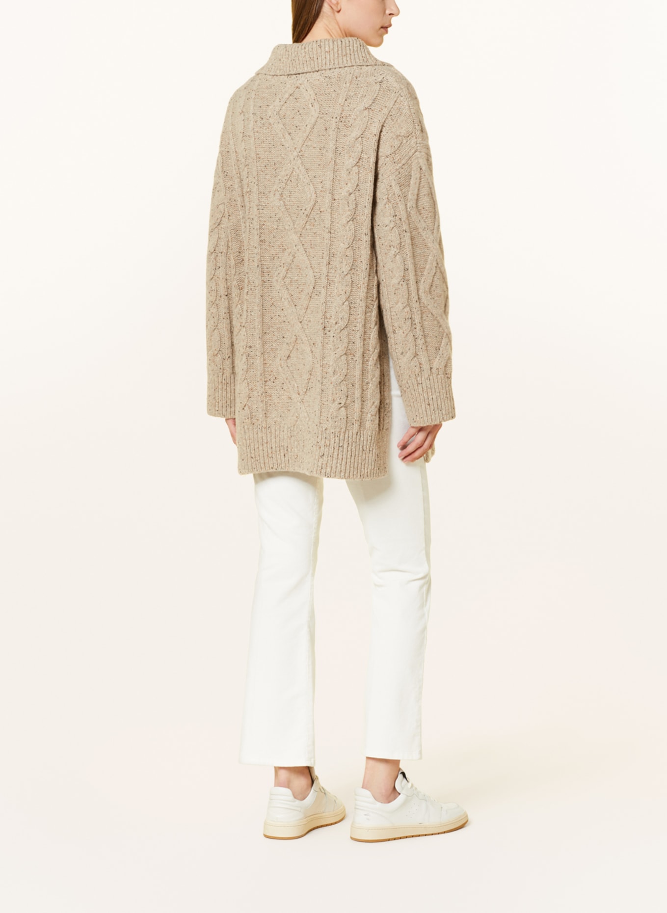 TOMMY HILFIGER Half-zip sweater, Color: TAUPE (Image 3)