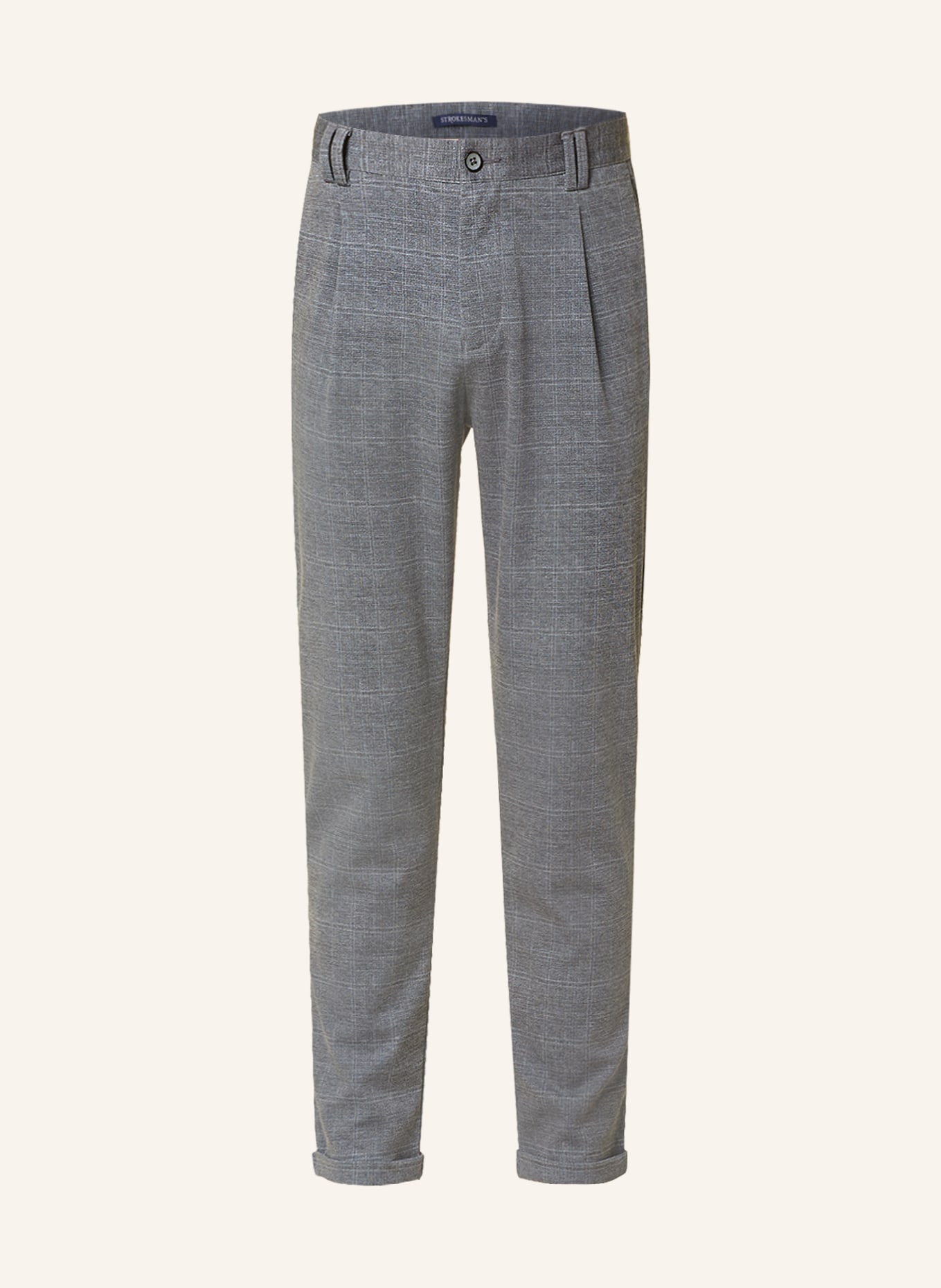 STROKESMAN'S Trousers comfort fit, Color: GRAY (Image 1)