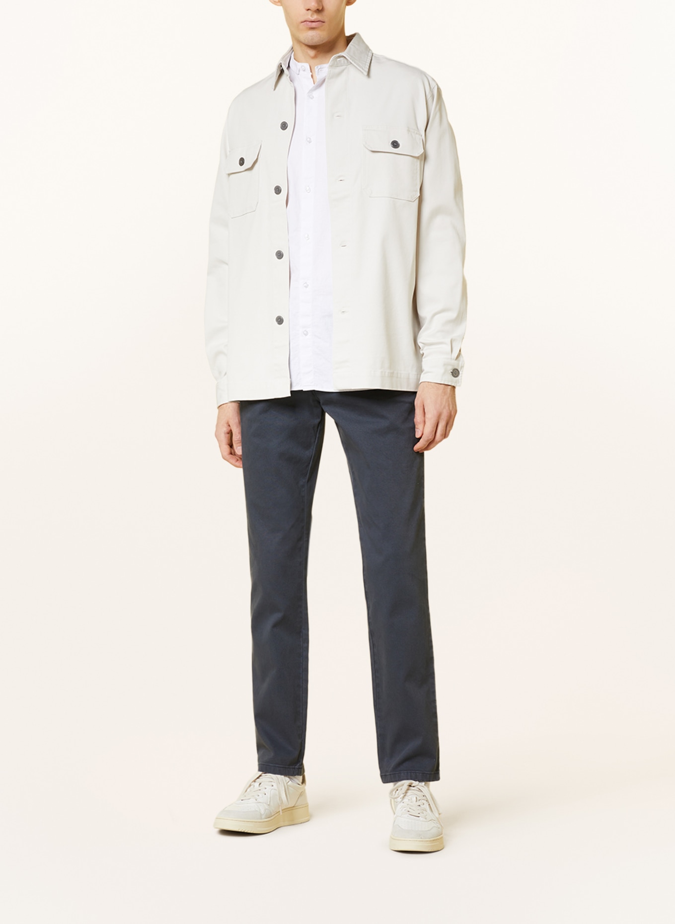 STROKESMAN'S Chinos slim fit: DARK BLUE