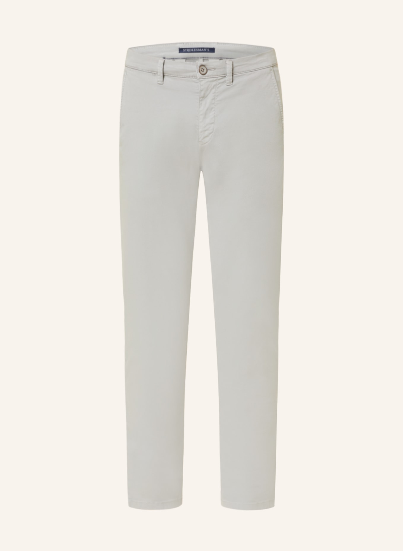 STROKESMAN'S Chino Slim Fit, Farbe: HELLGRAU (Bild 1)