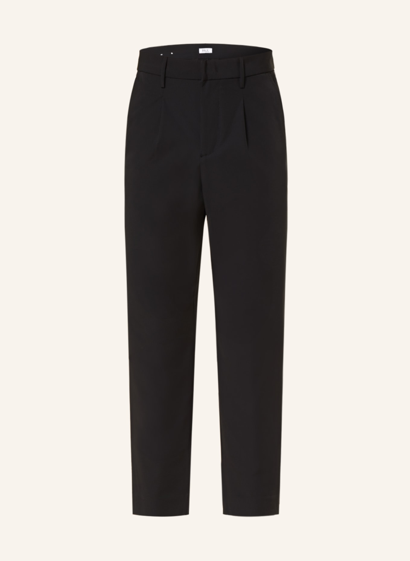 PAUL Chinos cropped tapered fit, Color: BLACK (Image 1)