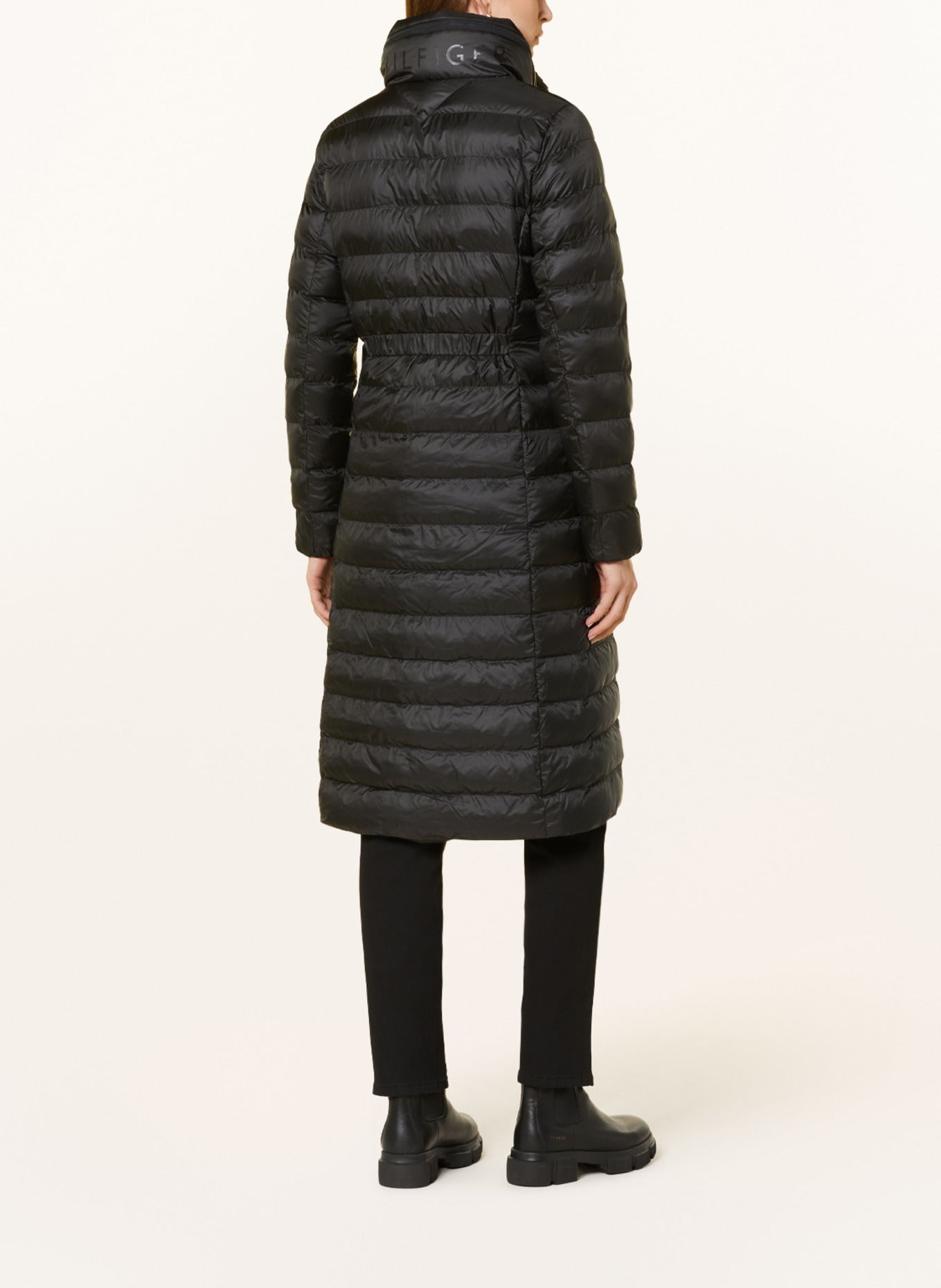 TOMMY HILFIGER Quilted coat, Color: BLACK (Image 3)