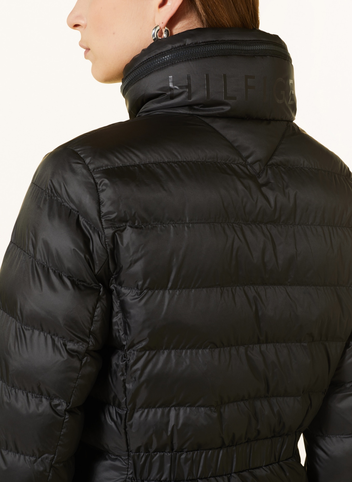 TOMMY HILFIGER Quilted coat, Color: BLACK (Image 4)