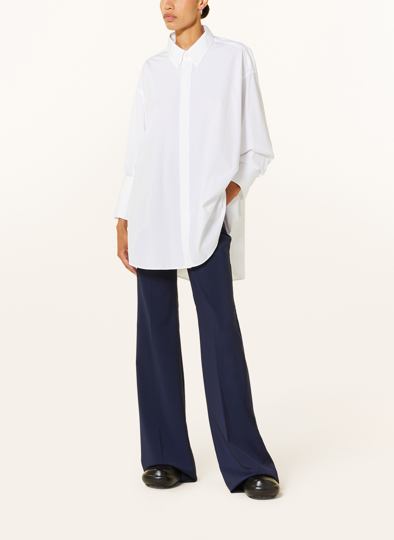 AMI PARIS Oversized shirt blouse, Color: WHITE (Image 2)