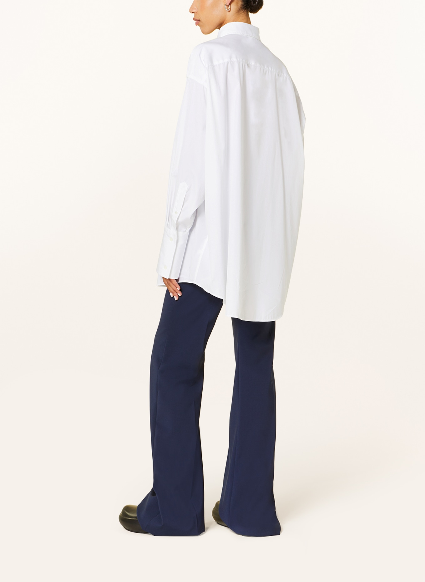AMI PARIS Oversized shirt blouse, Color: WHITE (Image 3)