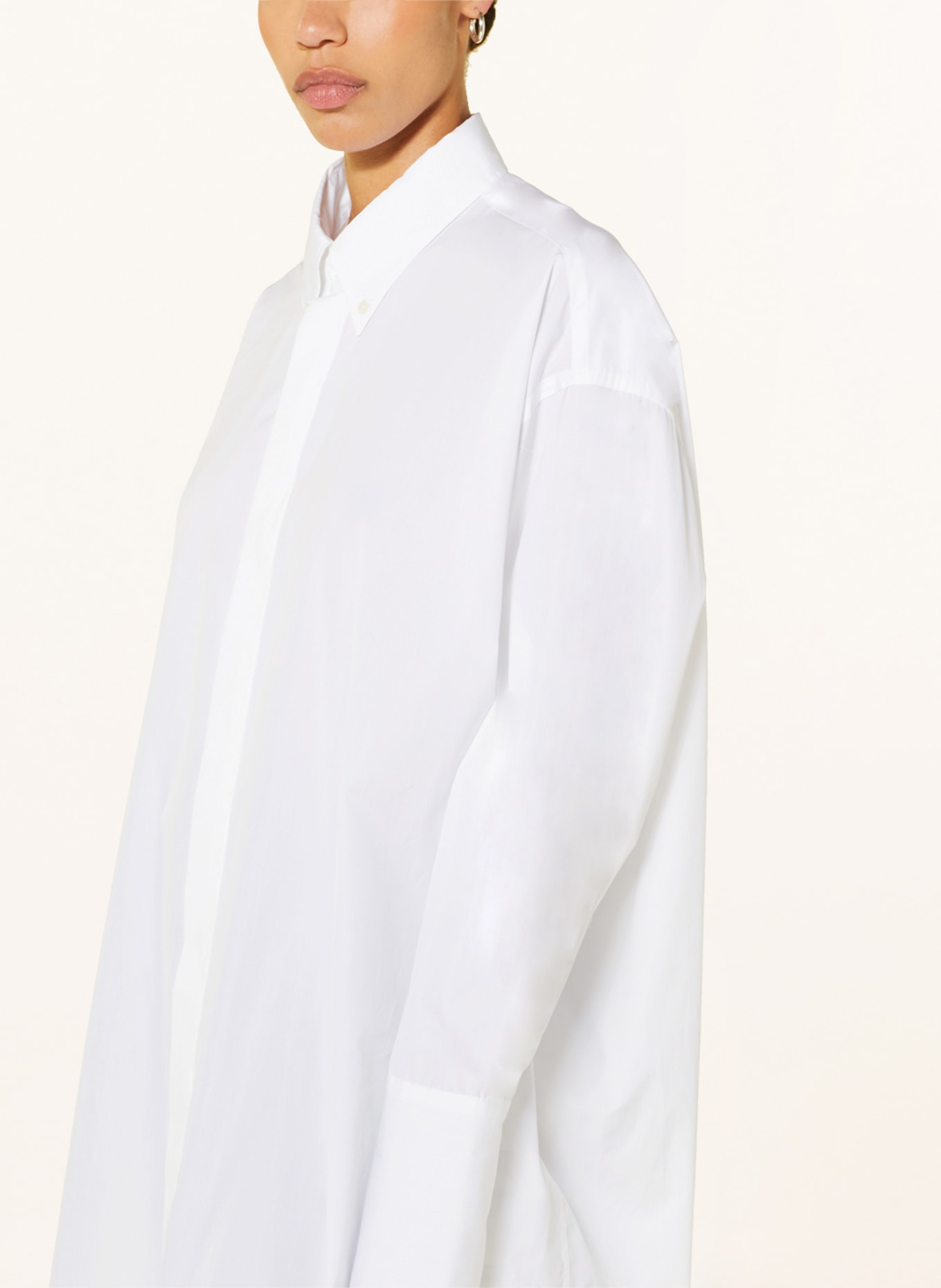 AMI PARIS Oversized shirt blouse, Color: WHITE (Image 4)