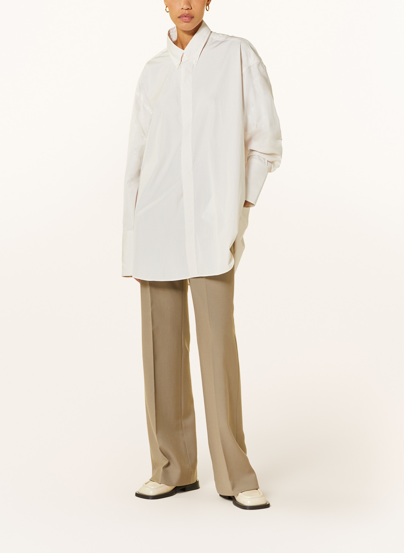 AMI PARIS Koszula oversize, Kolor: KREMOWY (Obrazek 2)