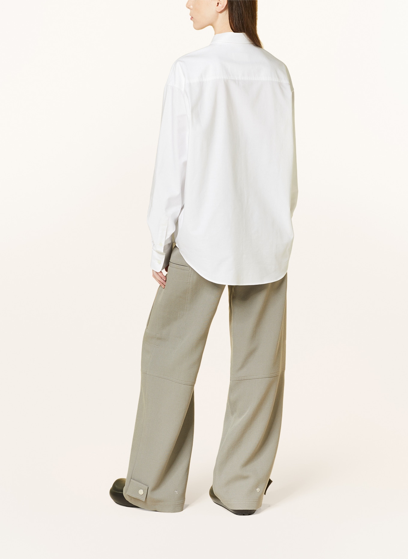AMI PARIS Shirt blouse made of piqué, Color: WHITE (Image 3)