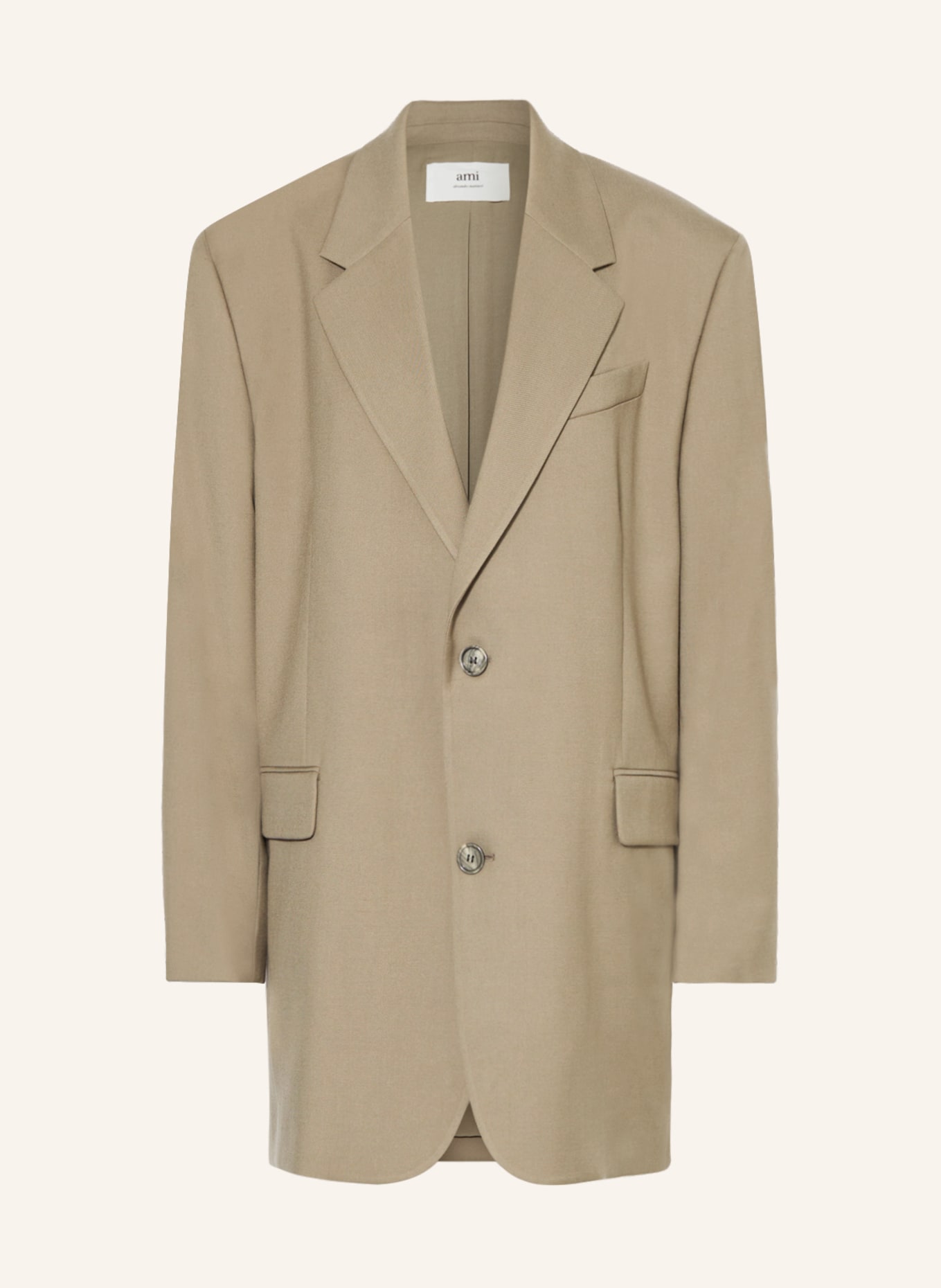 AMI PARIS Long blazer, Color: TAUPE (Image 1)