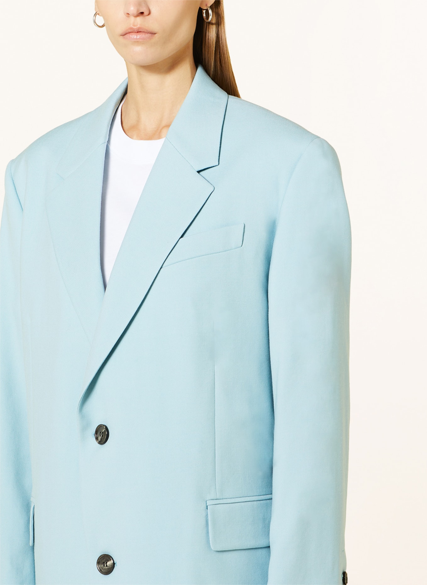 AMI PARIS Longblazer: HELLBLAU