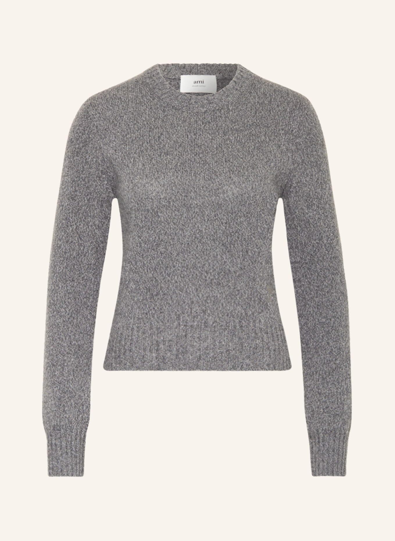 AMI PARIS Cashmere sweater, Color: GRAY (Image 1)