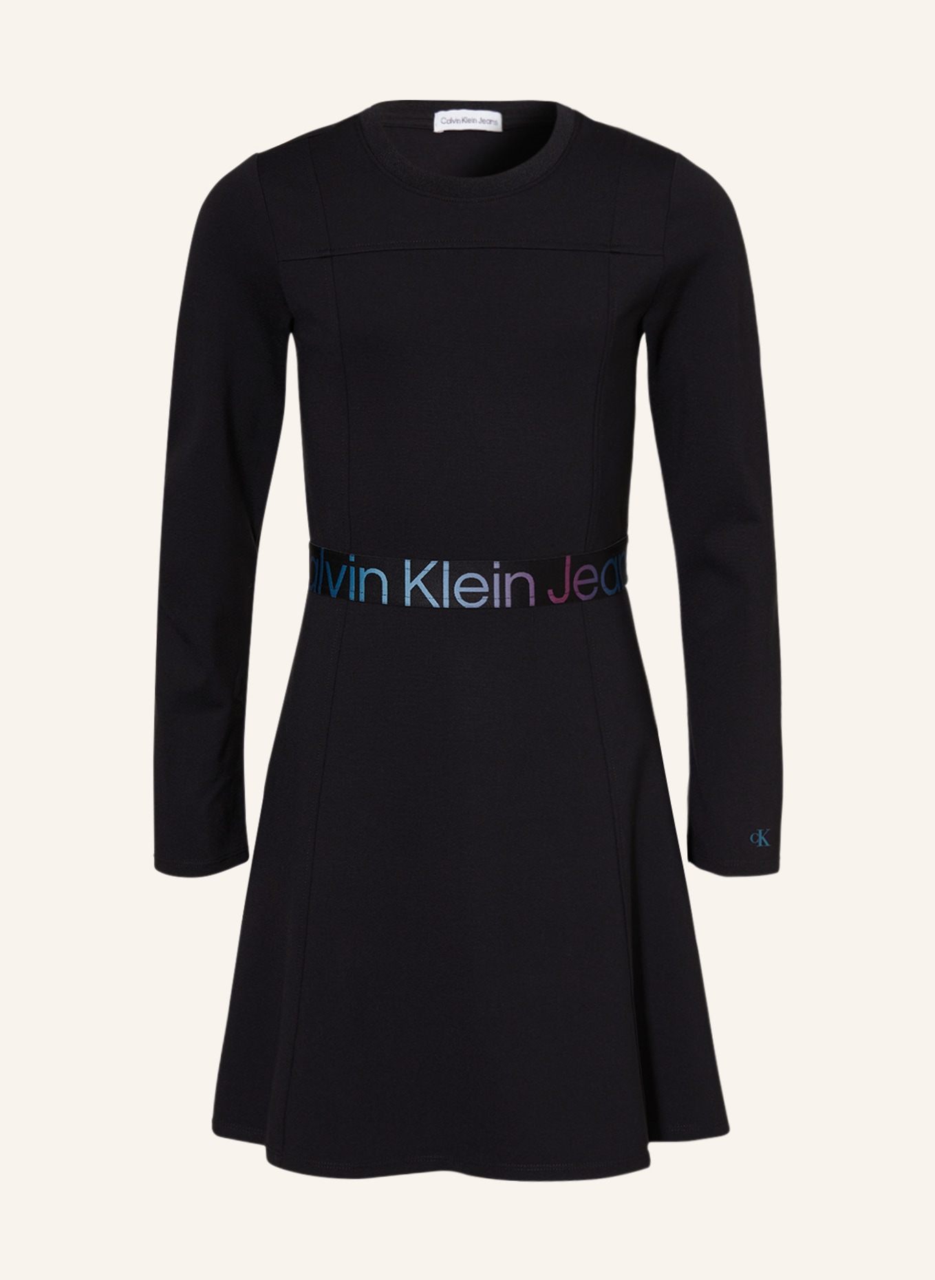 Calvin Klein Sukienka z dżerseju, Kolor: CZARNY (Obrazek 1)
