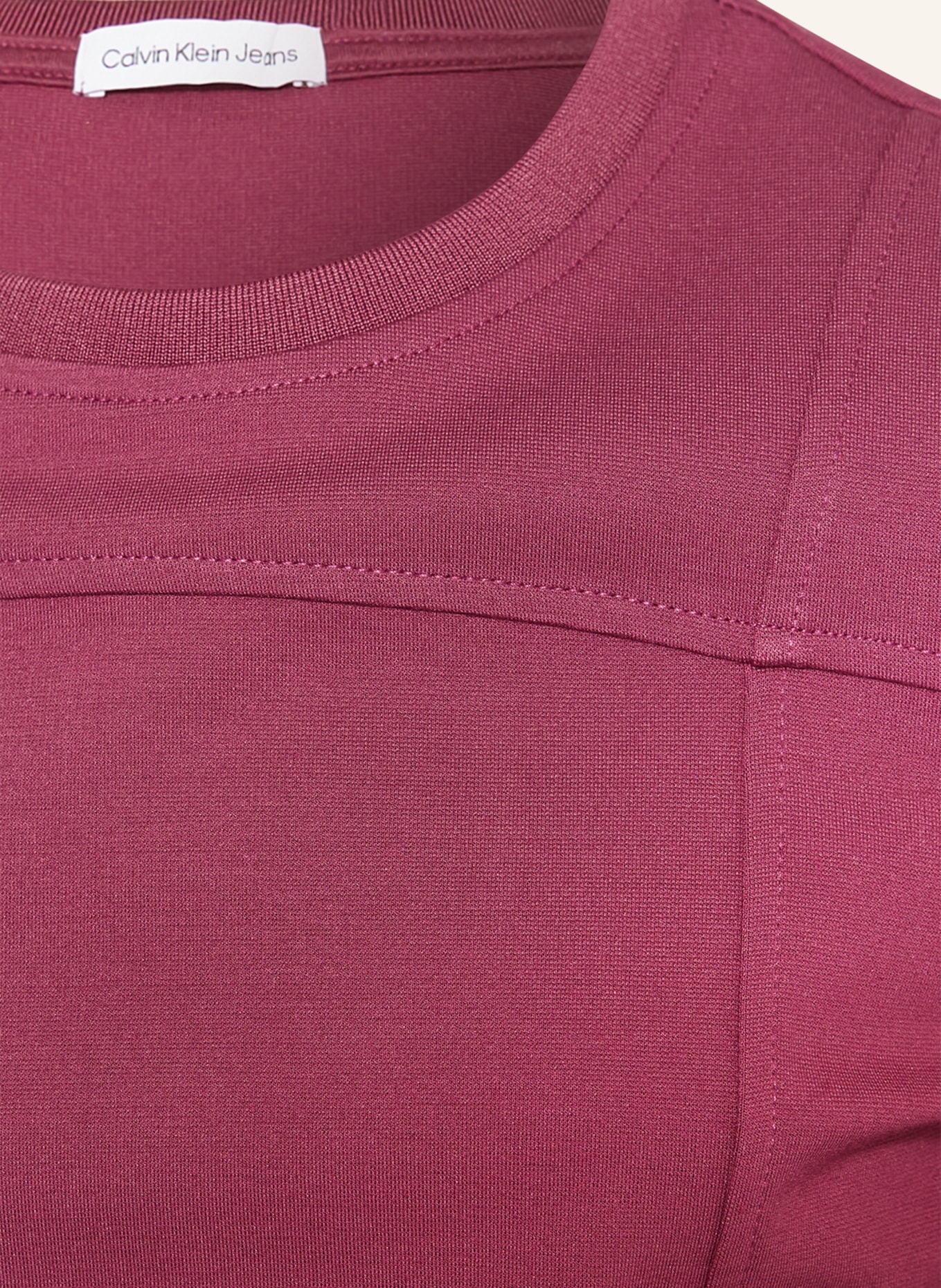 Calvin Klein Tričko s dlouhým rukávem, Barva: FUCHSIOVÁ (Obrázek 3)