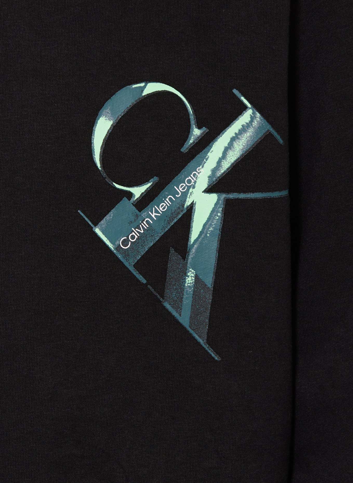 Calvin Klein Bluza nierozpinana, Kolor: CZARNY/ ZIELONY (Obrazek 3)
