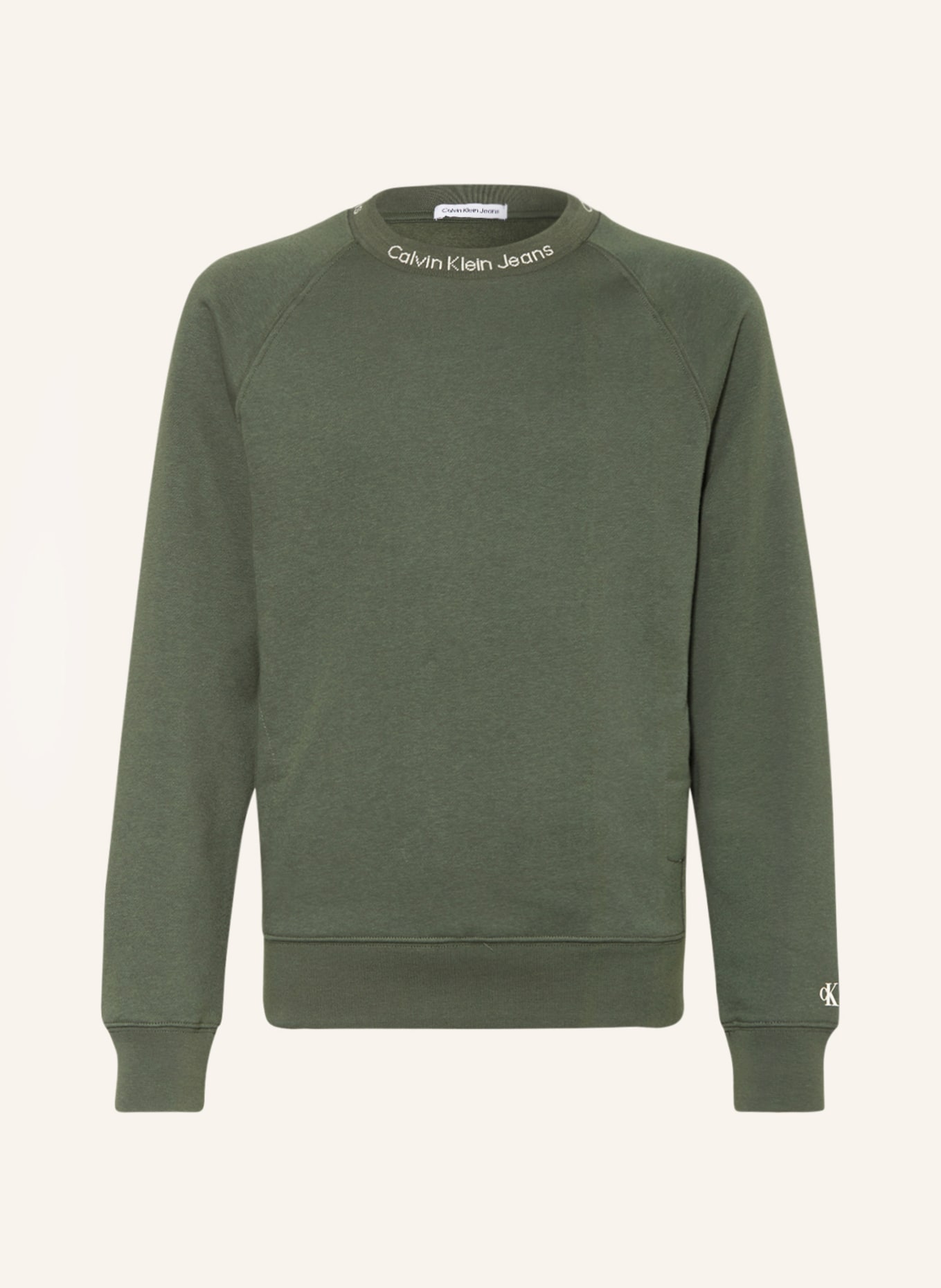 Calvin Klein Bluza nierozpinana, Kolor: OLIWKOWY (Obrazek 1)
