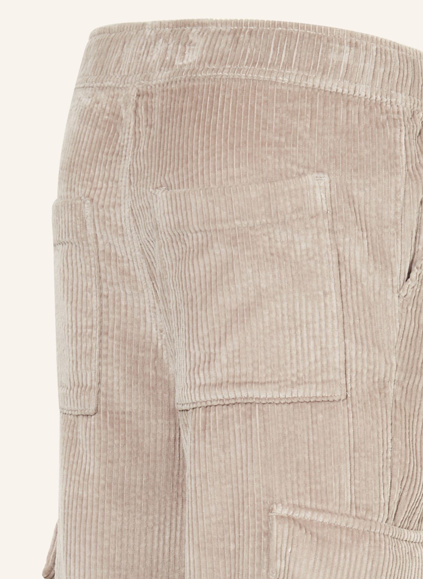Calvin Klein Sztruksowe spodnie cargo, Kolor: SZAROBRĄZOWY (Obrazek 3)