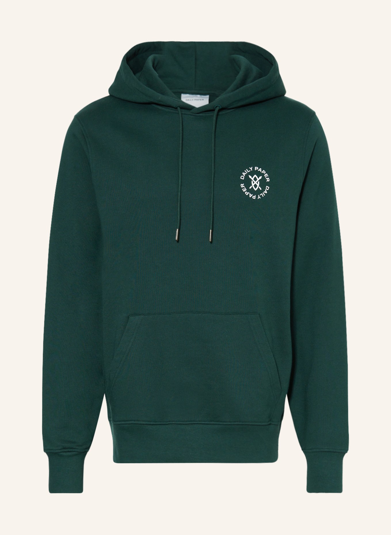 DAILY PAPER Hoodie CIRCLE, Color: GREEN (Image 1)