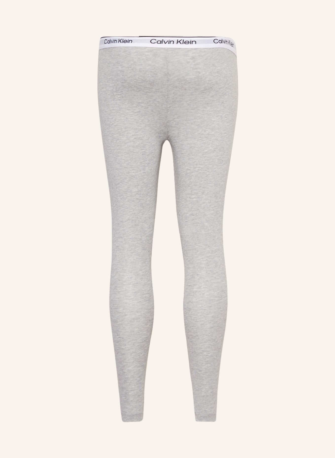 Calvin Klein 2er-Pack Leggings MODERN COTTON, Farbe: GRAU/ SCHWARZ (Bild 2)