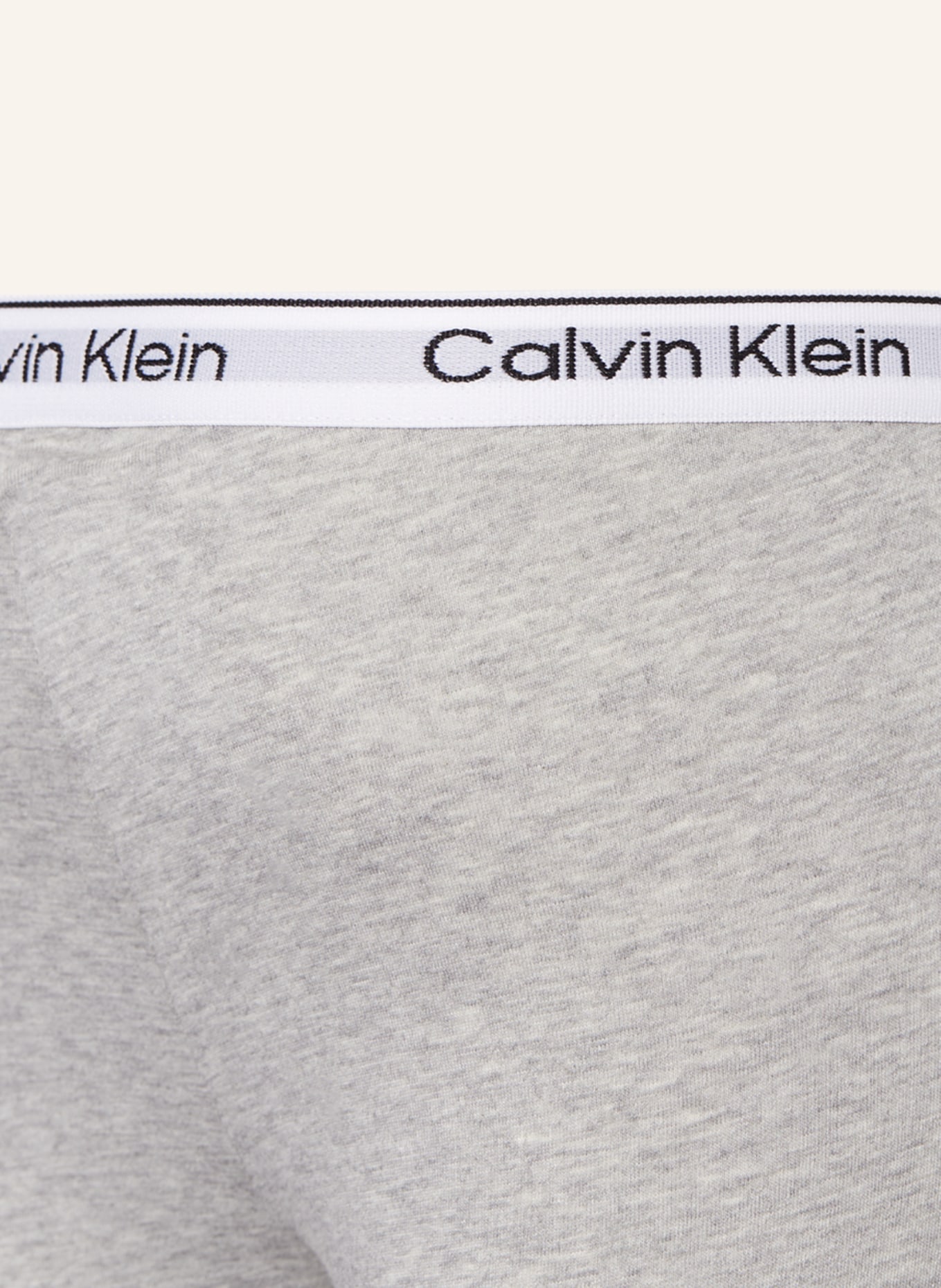 Calvin Klein 2er-Pack Leggings MODERN COTTON, Farbe: GRAU/ SCHWARZ (Bild 3)