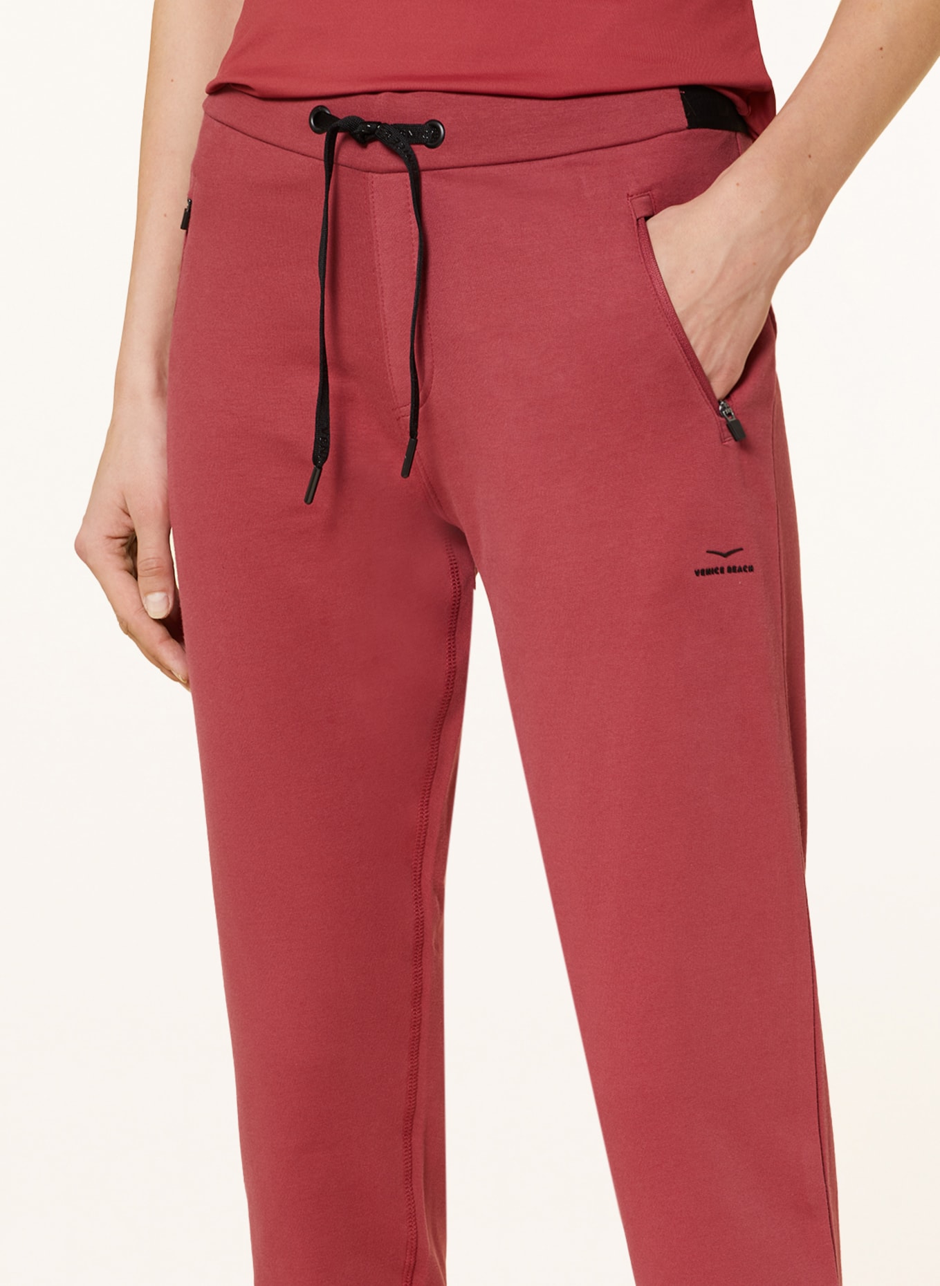 VENICE BEACH Sweatpants SHELLY, Color: LIGHT RED (Image 5)