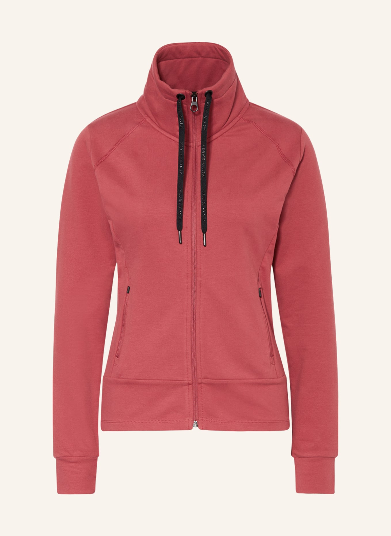 VENICE BEACH Sweat jacket, Color: RED (Image 1)