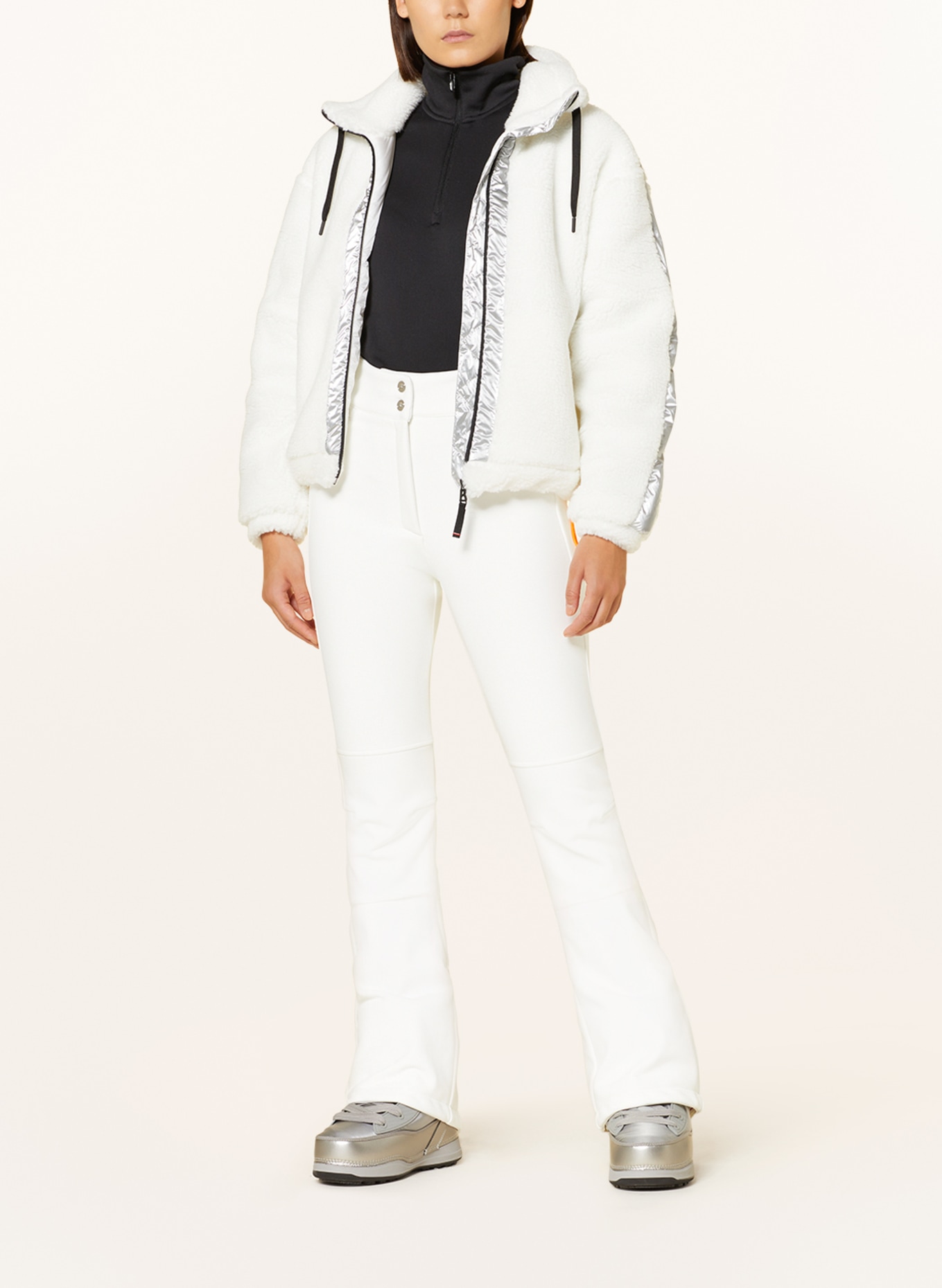 fusalp Softshell ski pants ELANCIA II, Color: WHITE (Image 2)