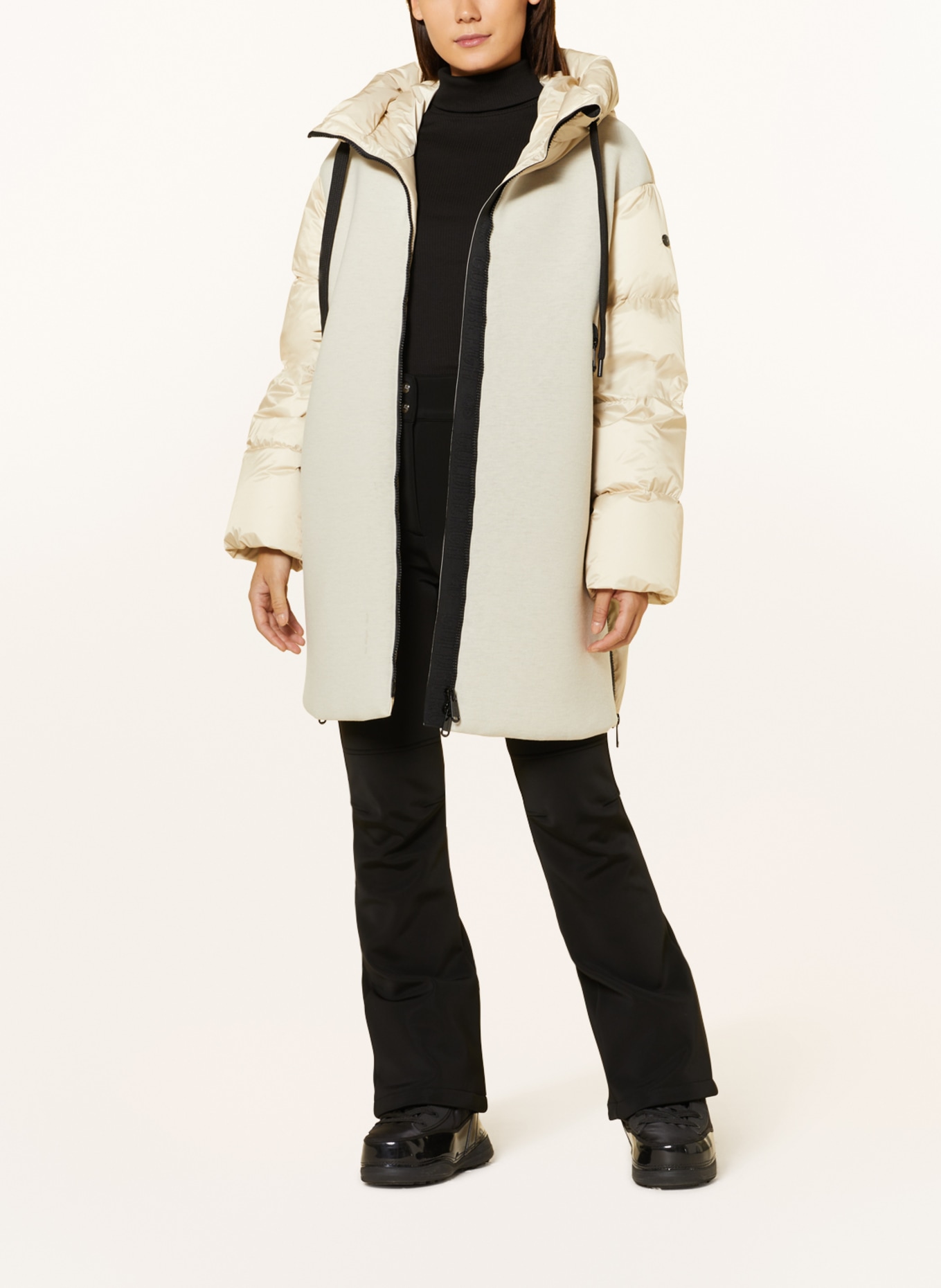 GOLDBERGH Down jacket CAIN in a material mix, Color: CREAM (Image 2)