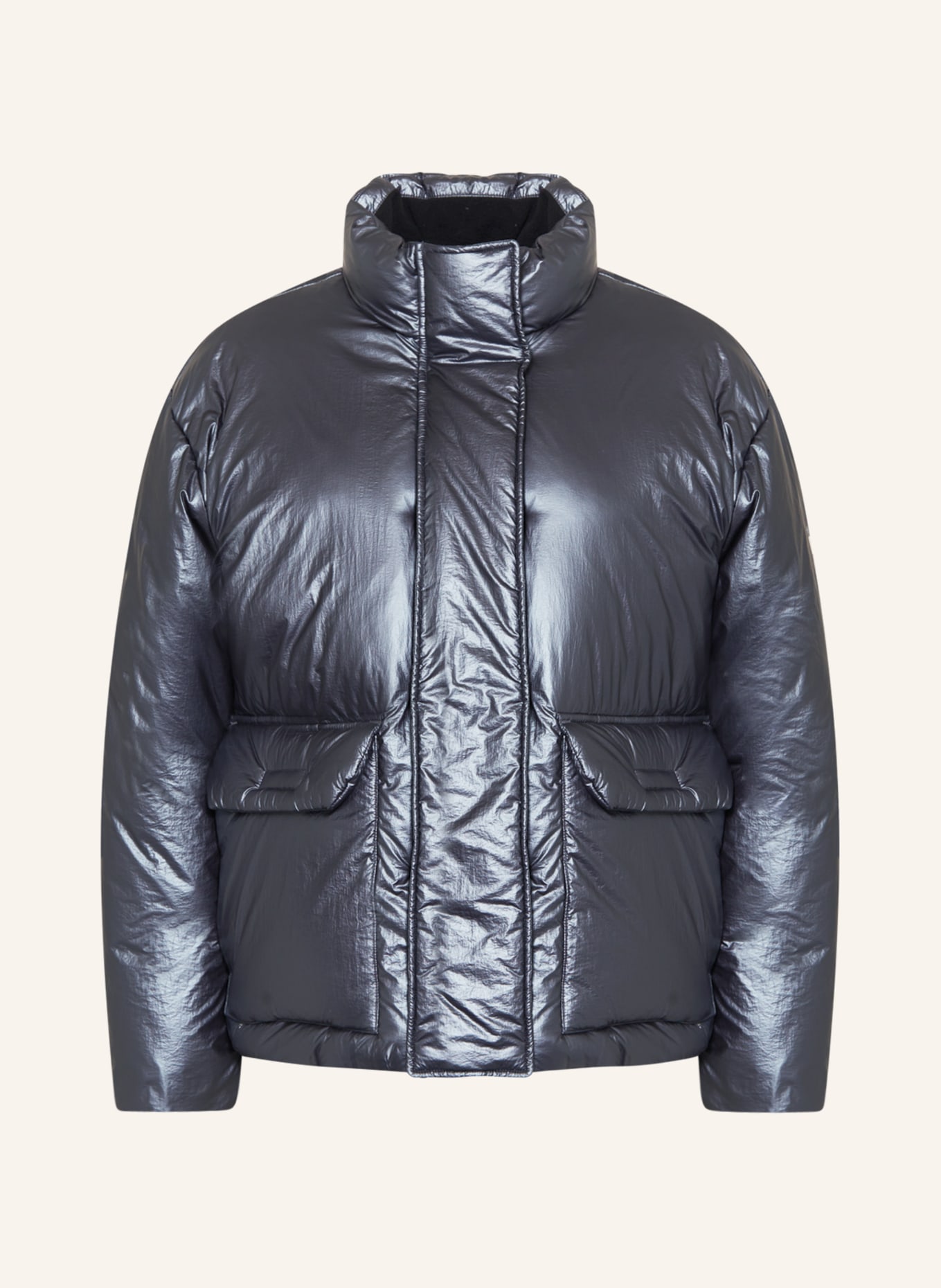 TOMMY JEANS Quilted jacket, Color: DARK GRAY (Image 1)