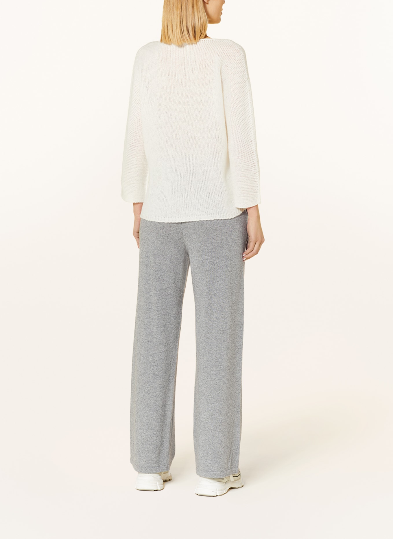 darling harbour Knit trousers, Color: GRAY (Image 3)