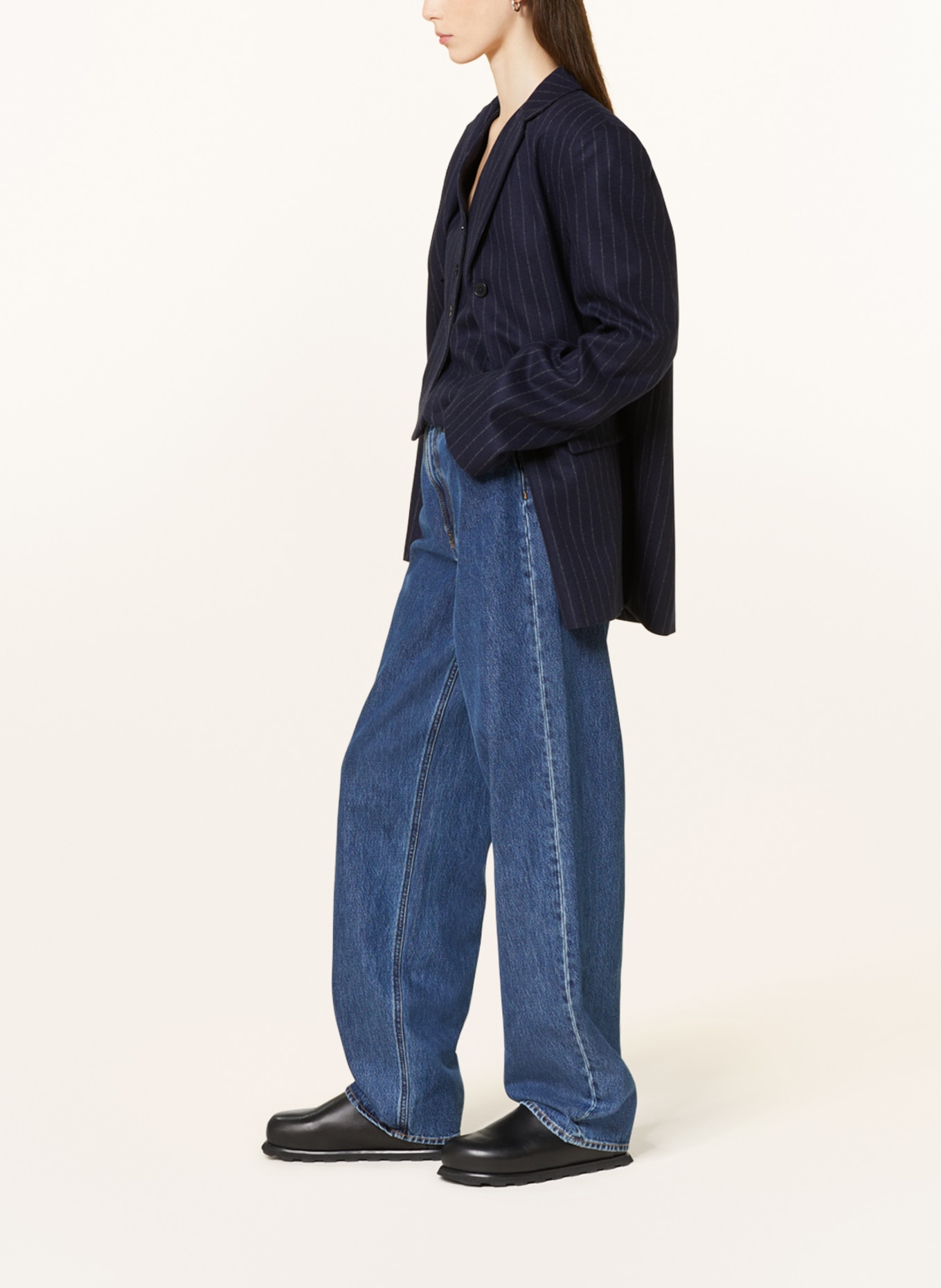 LOULOU STUDIO Boyfriend Jeans SAMUR, Farbe: WASHED BLUE WASHED BLUE (Bild 4)