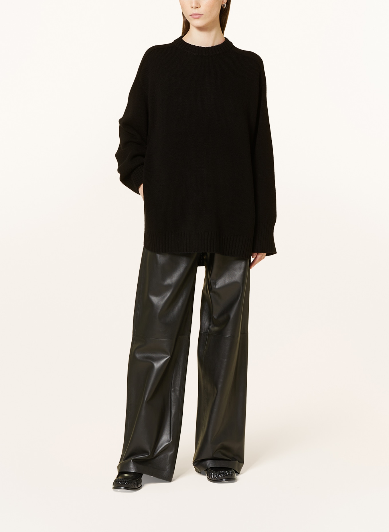 LOULOU STUDIO Sweater SAFI, Color: BLACK (Image 2)
