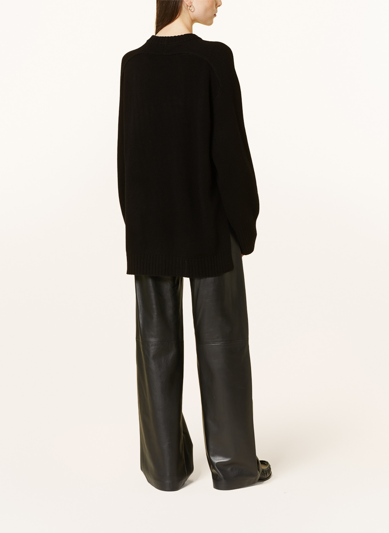 LOULOU STUDIO Sweater SAFI, Color: BLACK (Image 3)