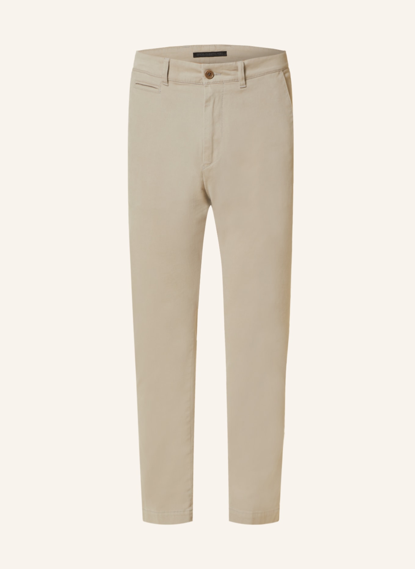DRYKORN Chino kalhoty KREW Extra Slim Fit, Barva: BÉŽOVÁ (Obrázek 1)