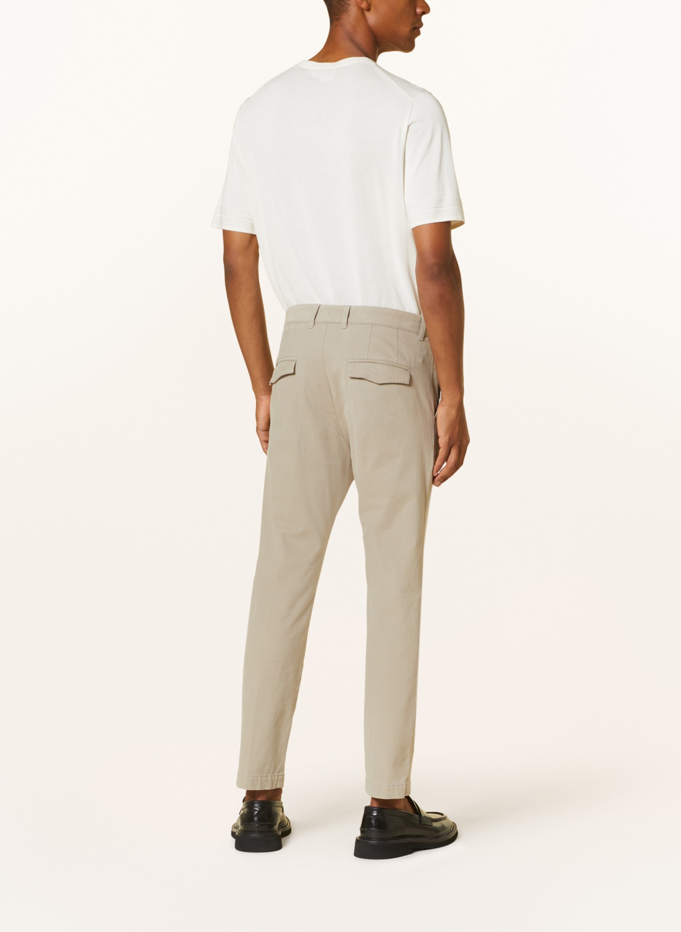 DRYKORN Chino kalhoty KREW Extra Slim Fit, Barva: BÉŽOVÁ (Obrázek 3)