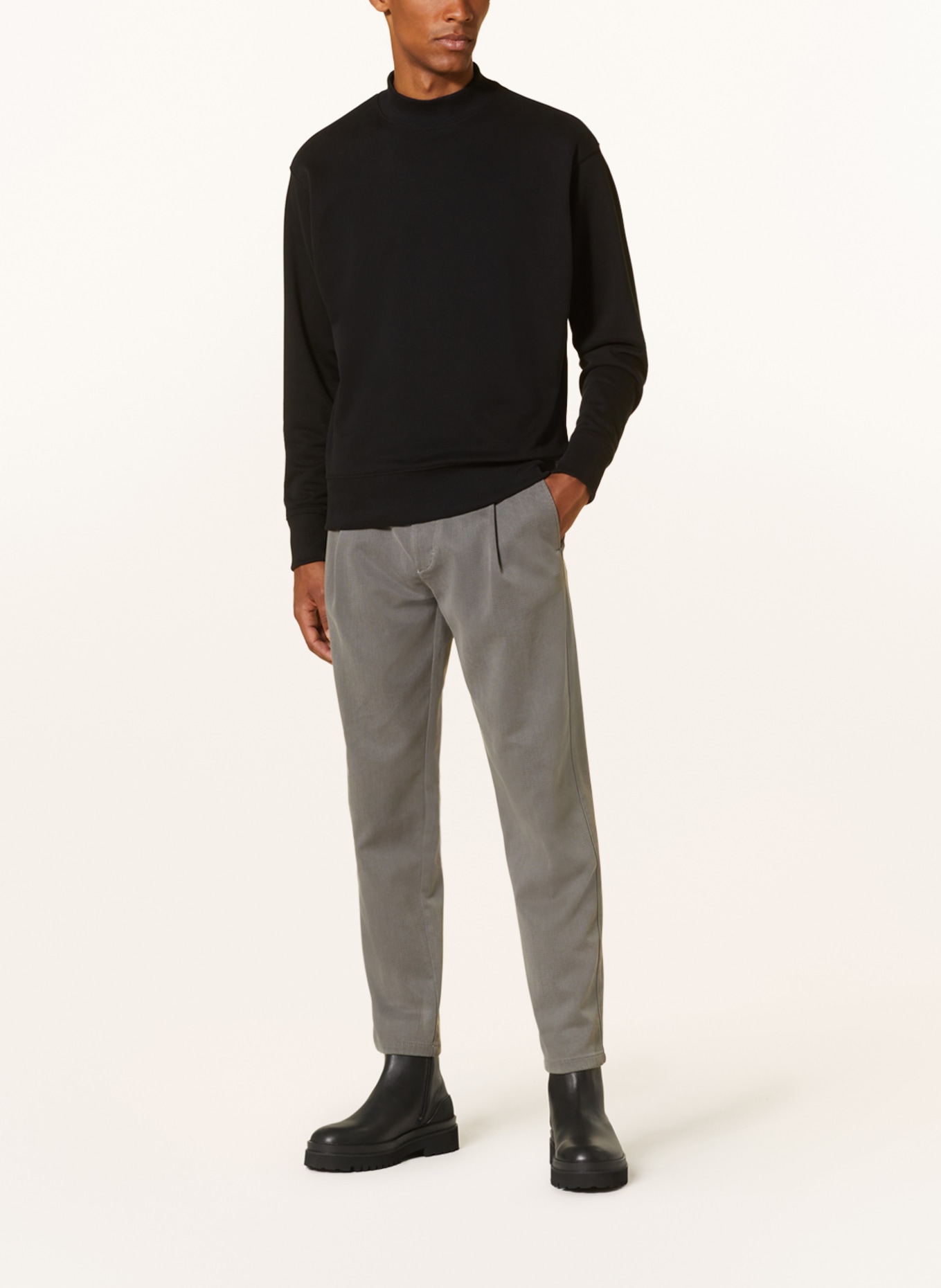 DRYKORN Sweatshirt OLIAS, Color: BLACK (Image 2)