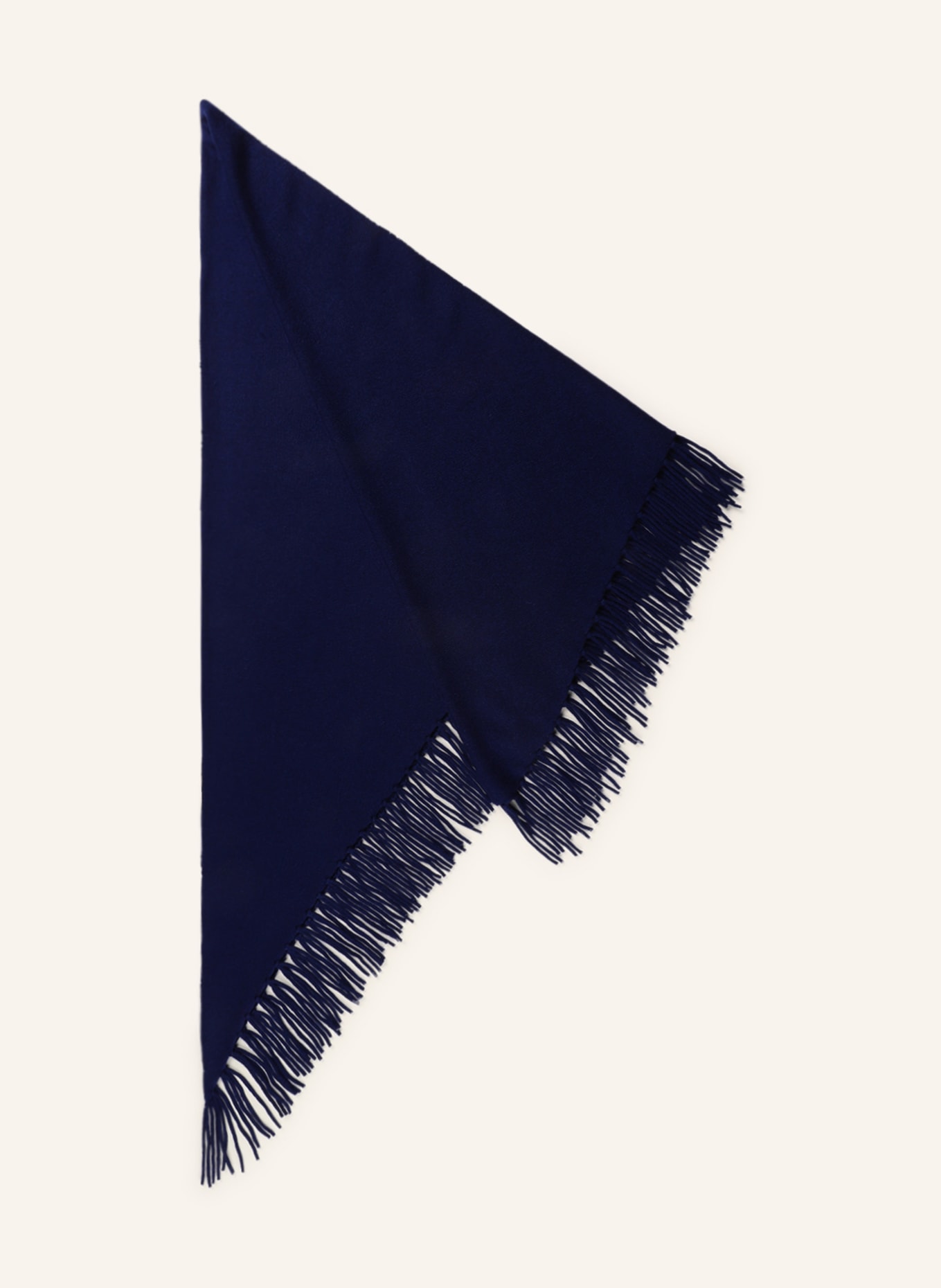 HERZEN'S ANGELEGENHEIT Scarf with cashmere, Color: DARK BLUE (Image 1)