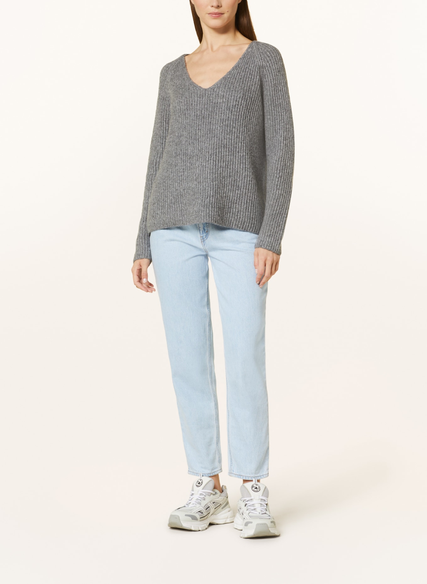 FYNCH-HATTON Sweater, Color: LIGHT GRAY (Image 2)
