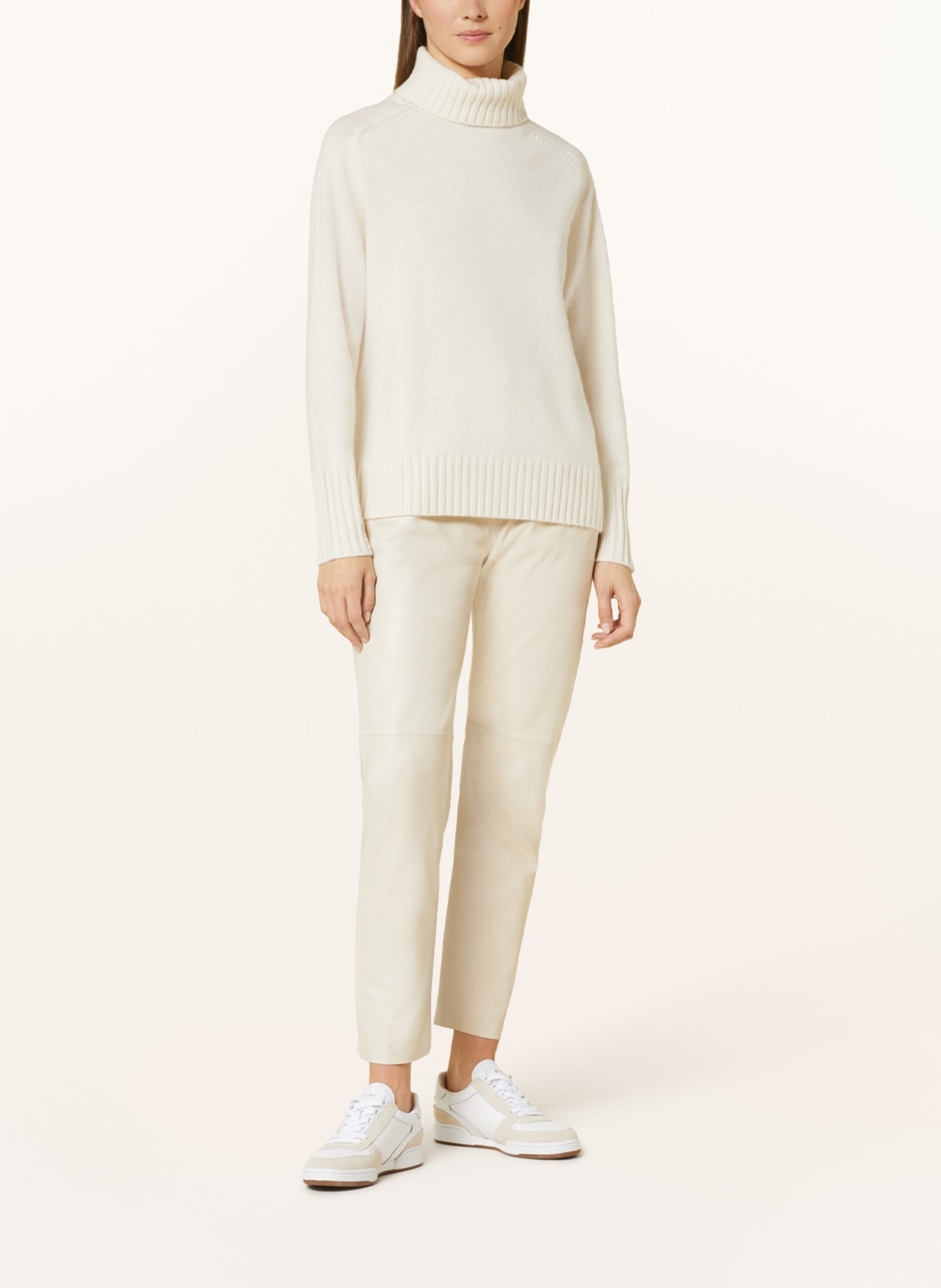 FYNCH-HATTON Turtleneck sweater, Color: WHITE (Image 2)