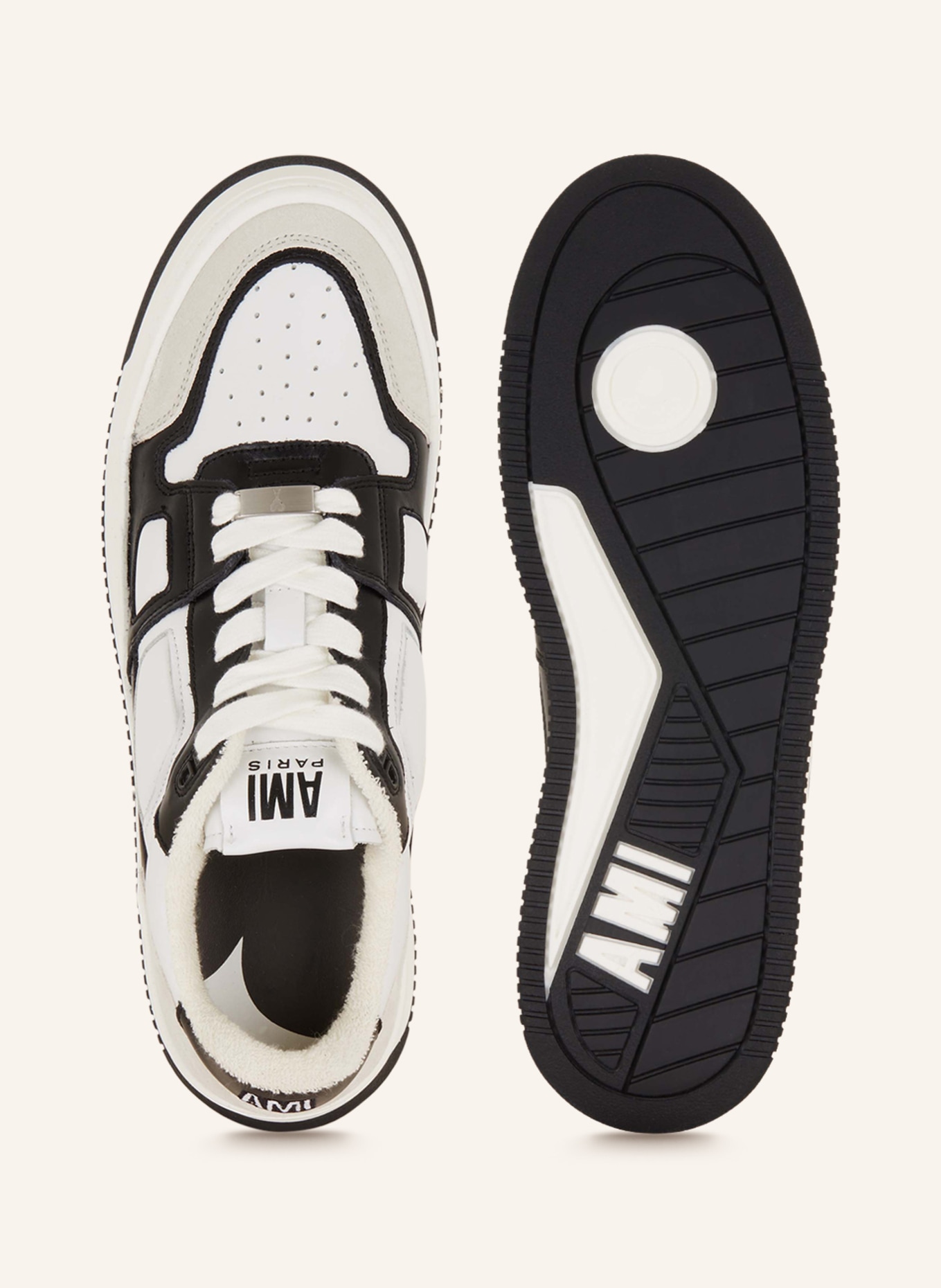 AMI PARIS Sneakers NEW ARCADE, Color: BLACK/ WHITE (Image 5)