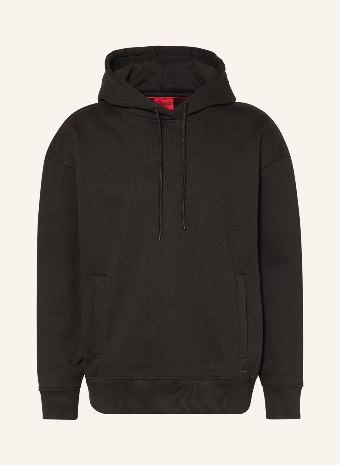 Hugo black hoodie outlet