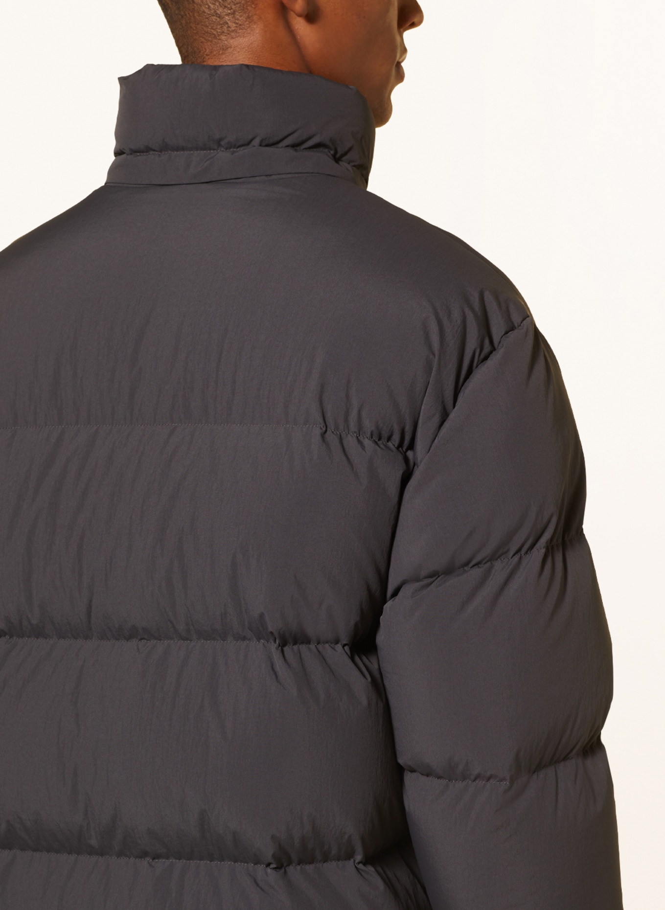 HUGO Péřová bunda BIRONTO s odnímatelnou kapucí, Barva: TMAVĚ ŠEDÁ (Obrázek 6)