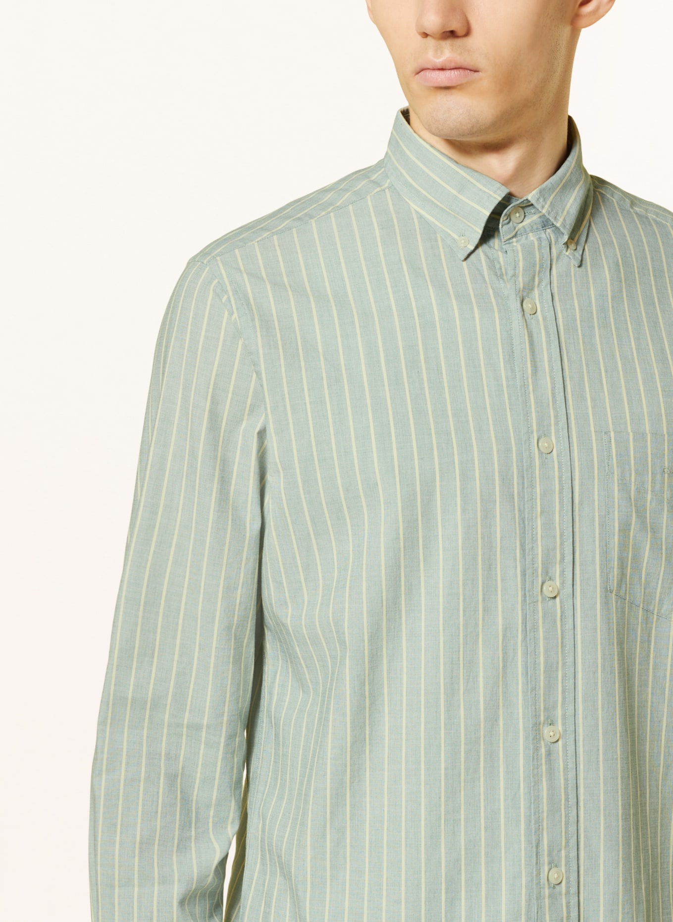 GANT Shirt regular fit, Color: LIGHT GREEN (Image 4)