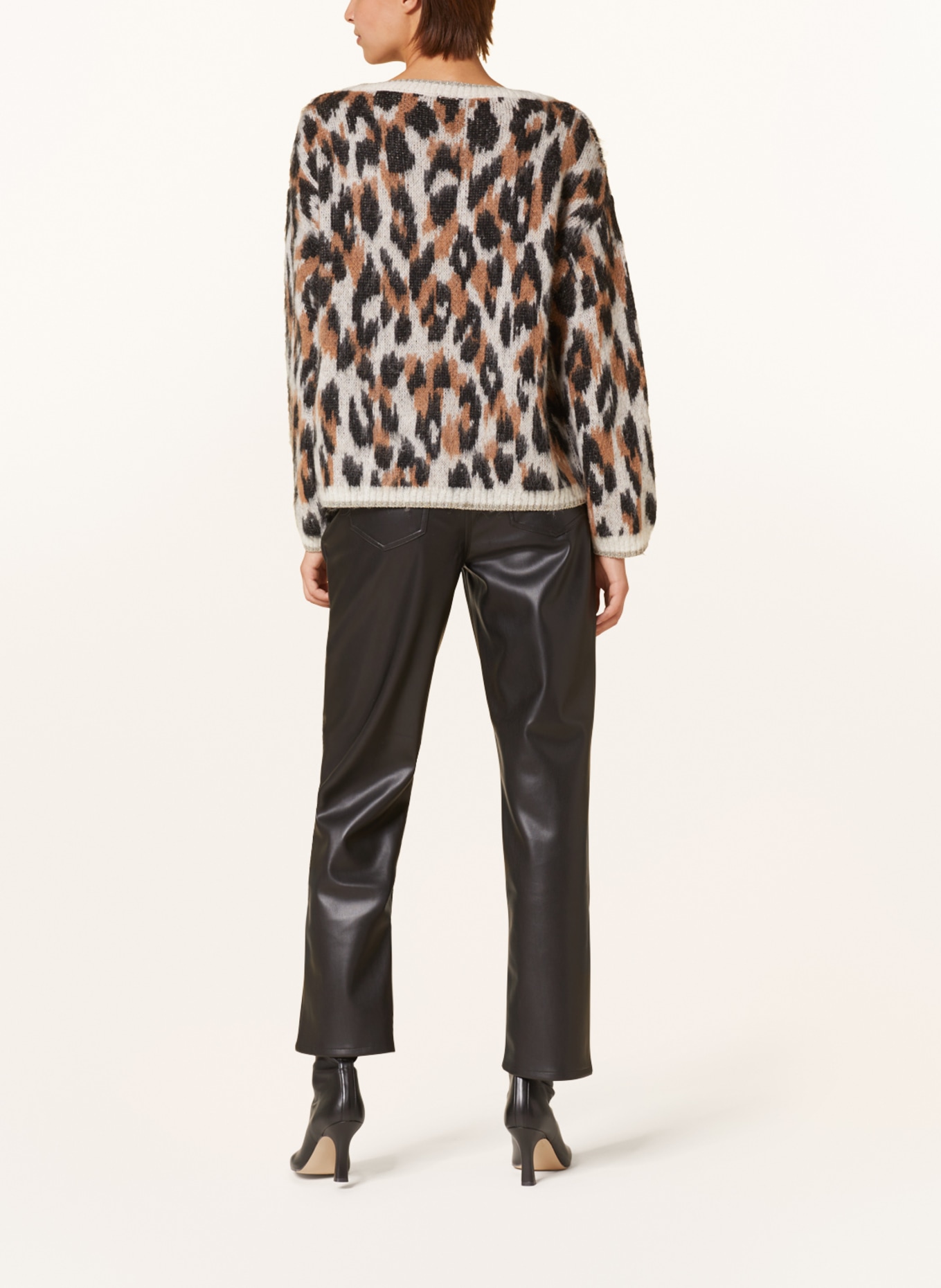 Alpaca print sweater hot sale