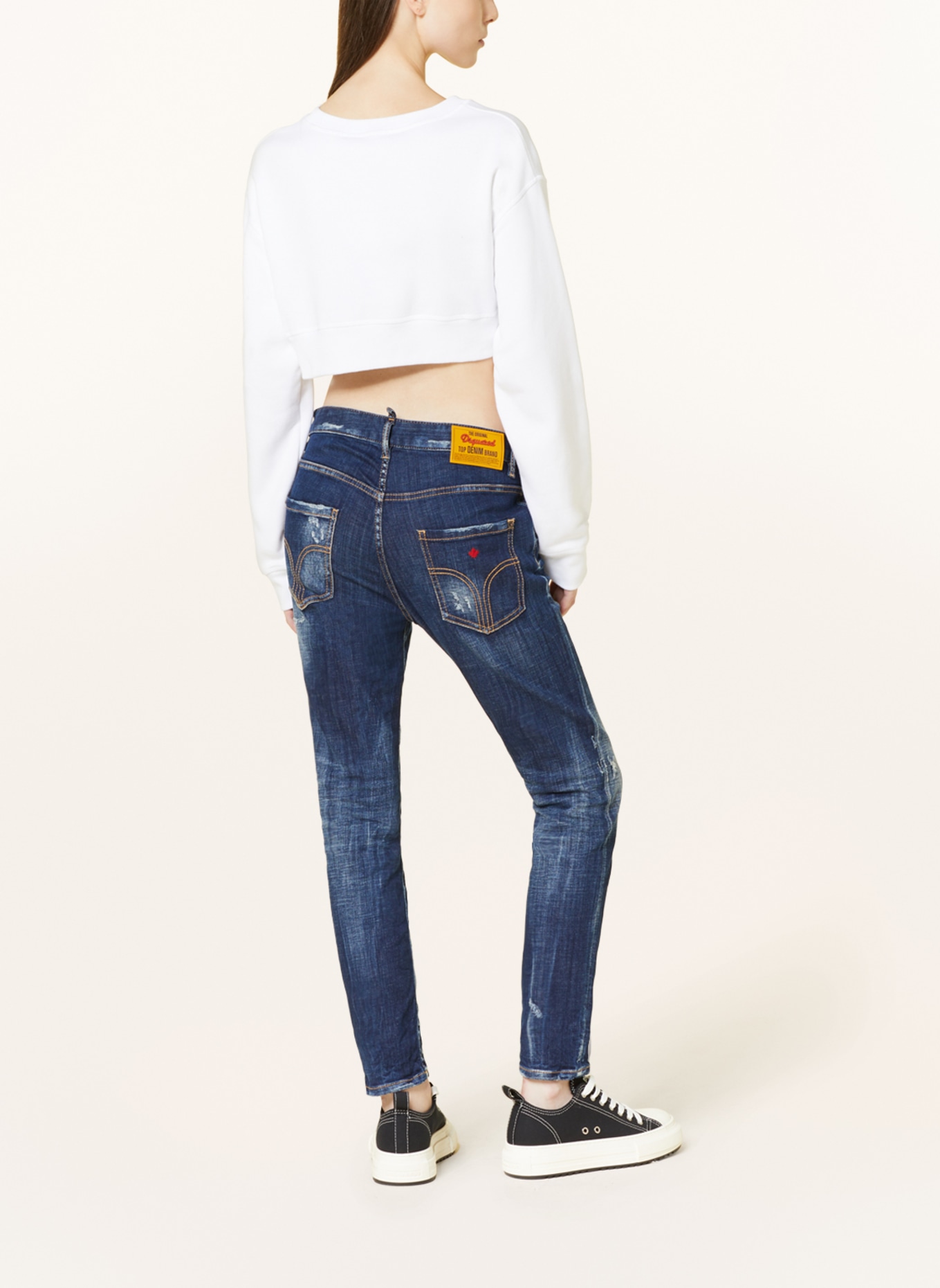 DSQUARED2 7/8-Jeans COOL GIRL, Farbe: 470 NAVY BLUE (Bild 3)