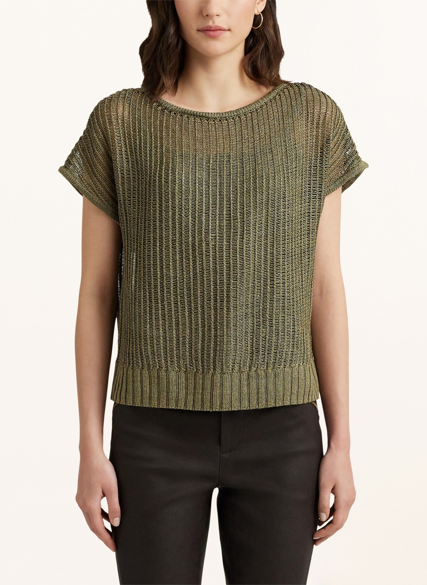 LAUREN RALPH LAUREN Knit shirt, Color: OLIVE (Image 4)