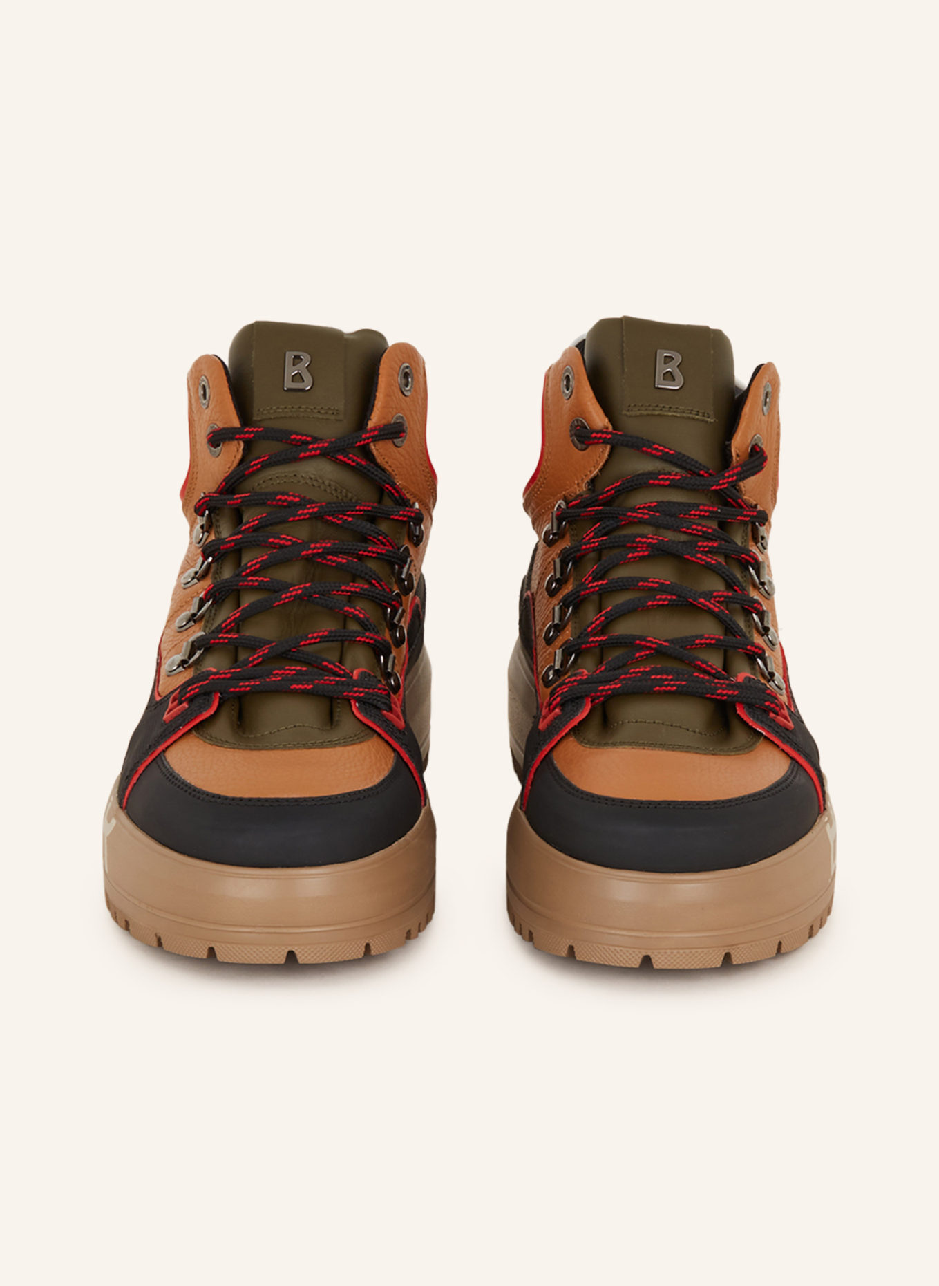 BOGNER Hightop-Sneaker ANTWERP M 7, Farbe: BRAUN/ SCHWARZ/ WEISS (Bild 3)