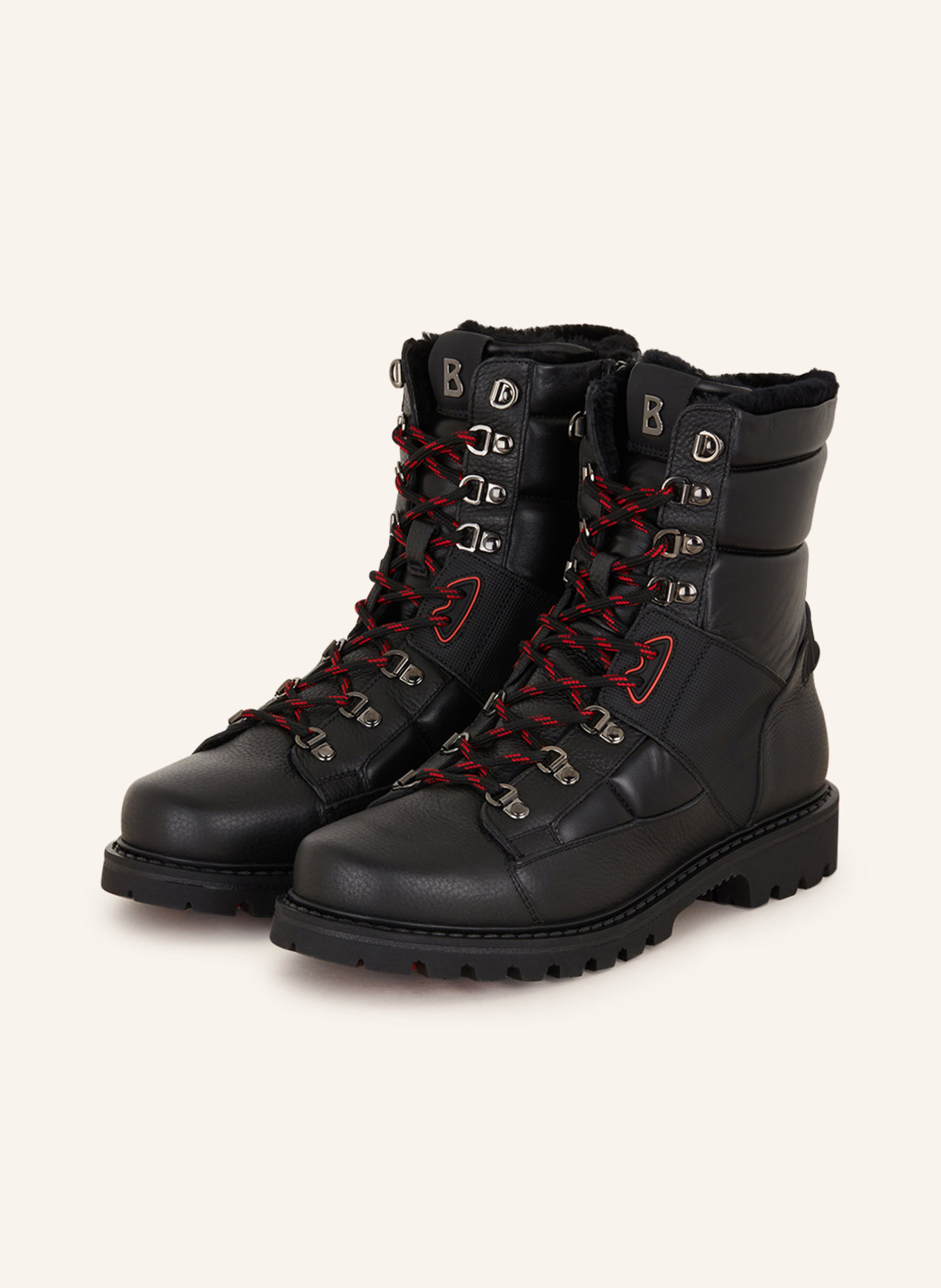 BOGNER Lace-up boots HELSINKI, Color: BLACK (Image 1)
