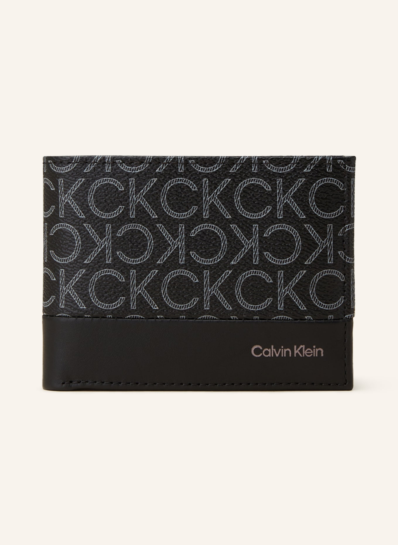 Calvin Klein Wallet, Color: BLACK/ WHITE (Image 1)