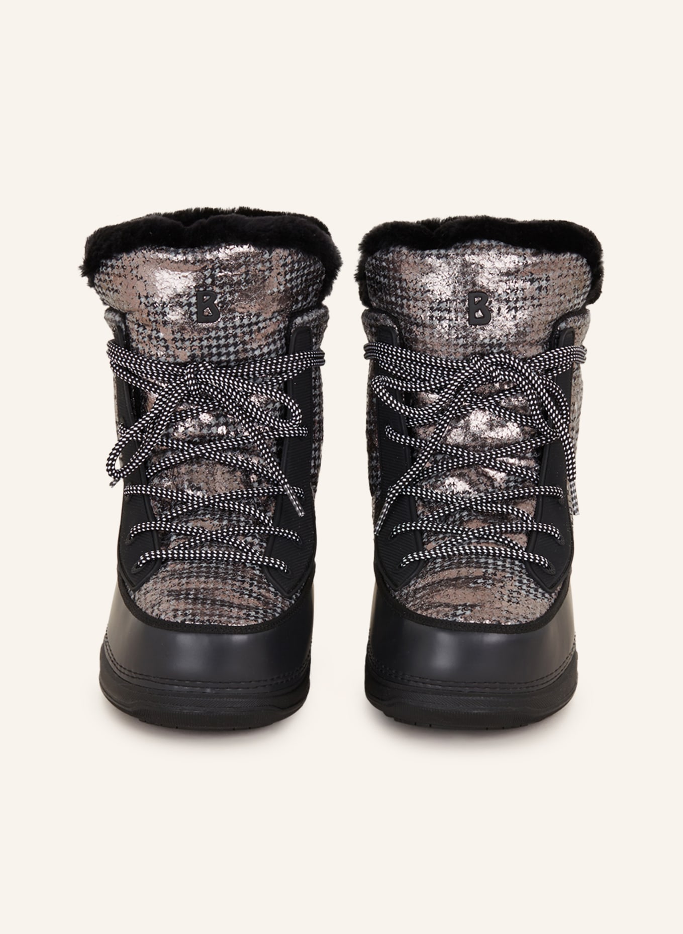 BOGNER Lace-up boots VERBIER 2, Color: BLACK/ SILVER (Image 3)