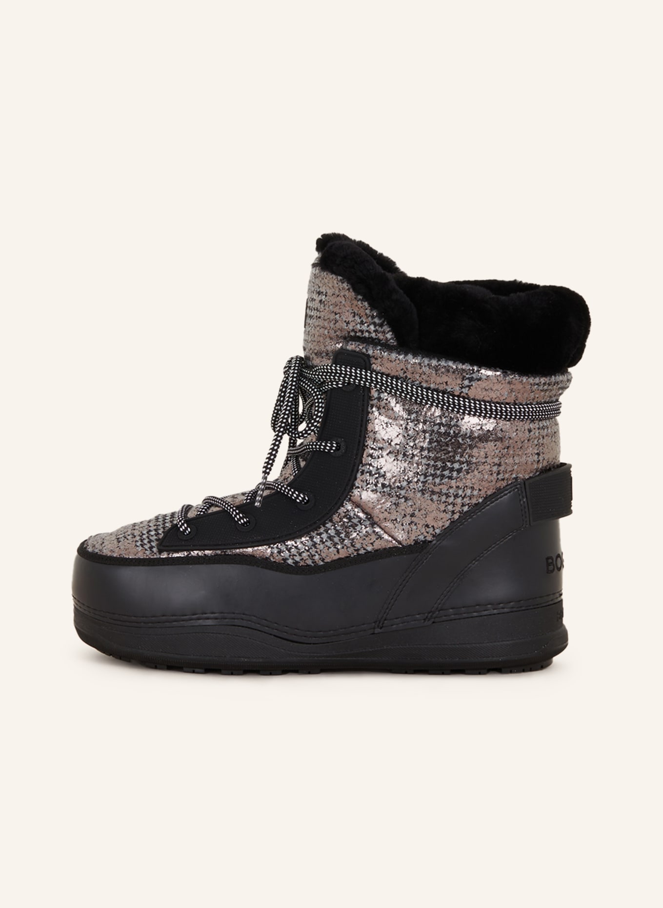 BOGNER Lace-up boots VERBIER 2, Color: BLACK/ SILVER (Image 4)